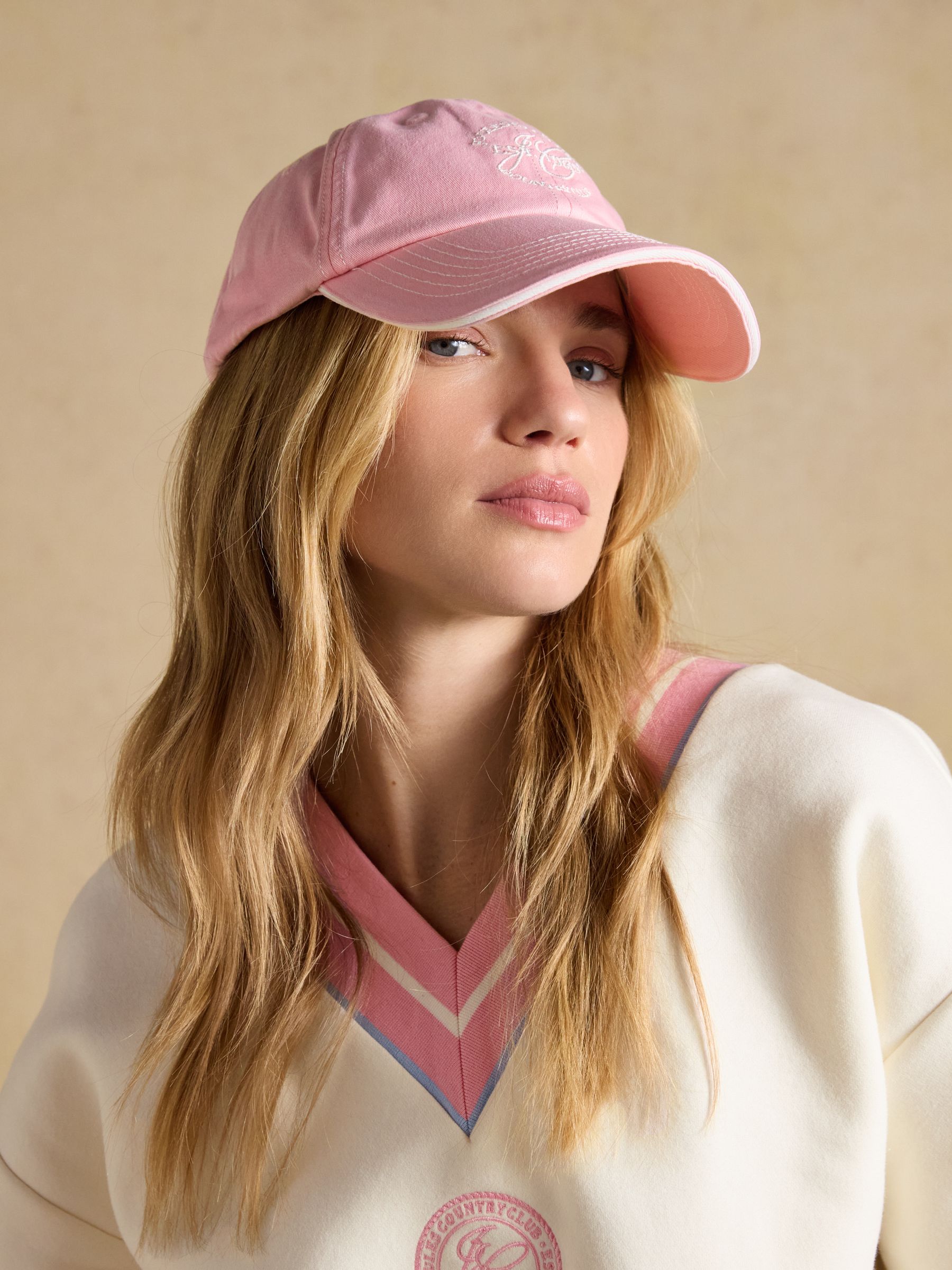 Daley Pink Baseball Cap - Image 1 of 7