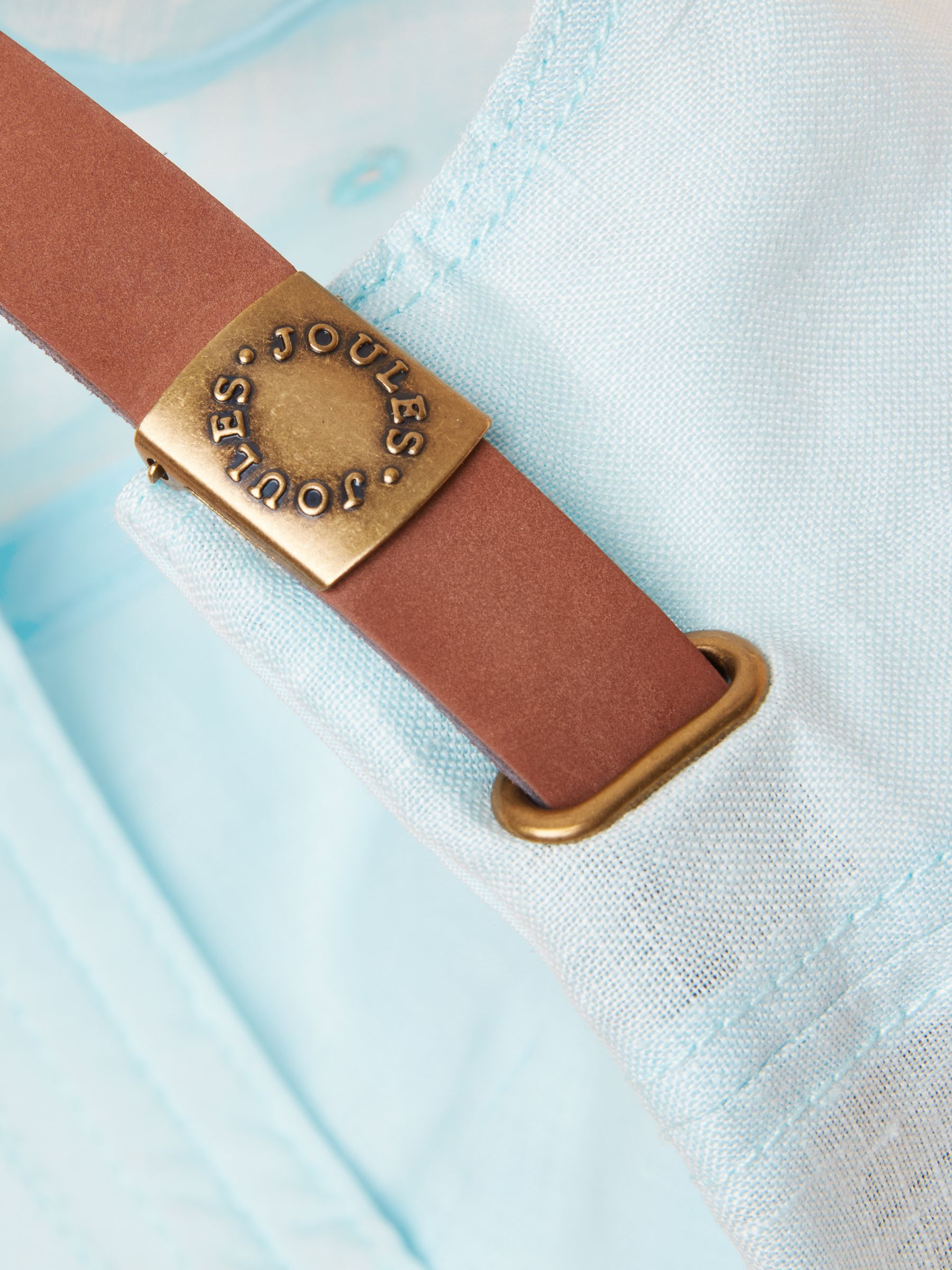 Daley Blue Pure Linen Baseball Cap - Image 8 of 8