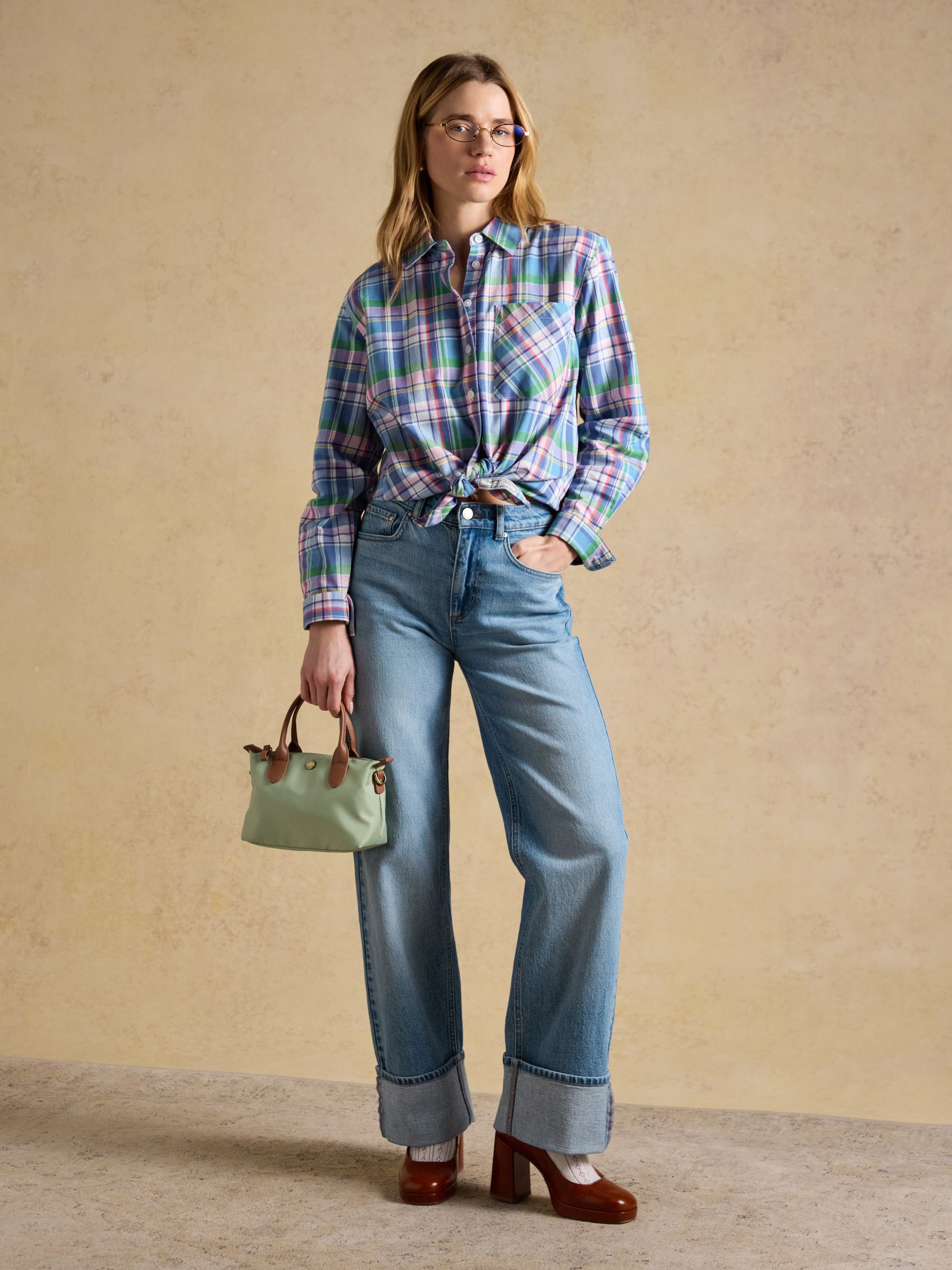 Edie Light Green Crossbody Handbag - Image 3 of 9