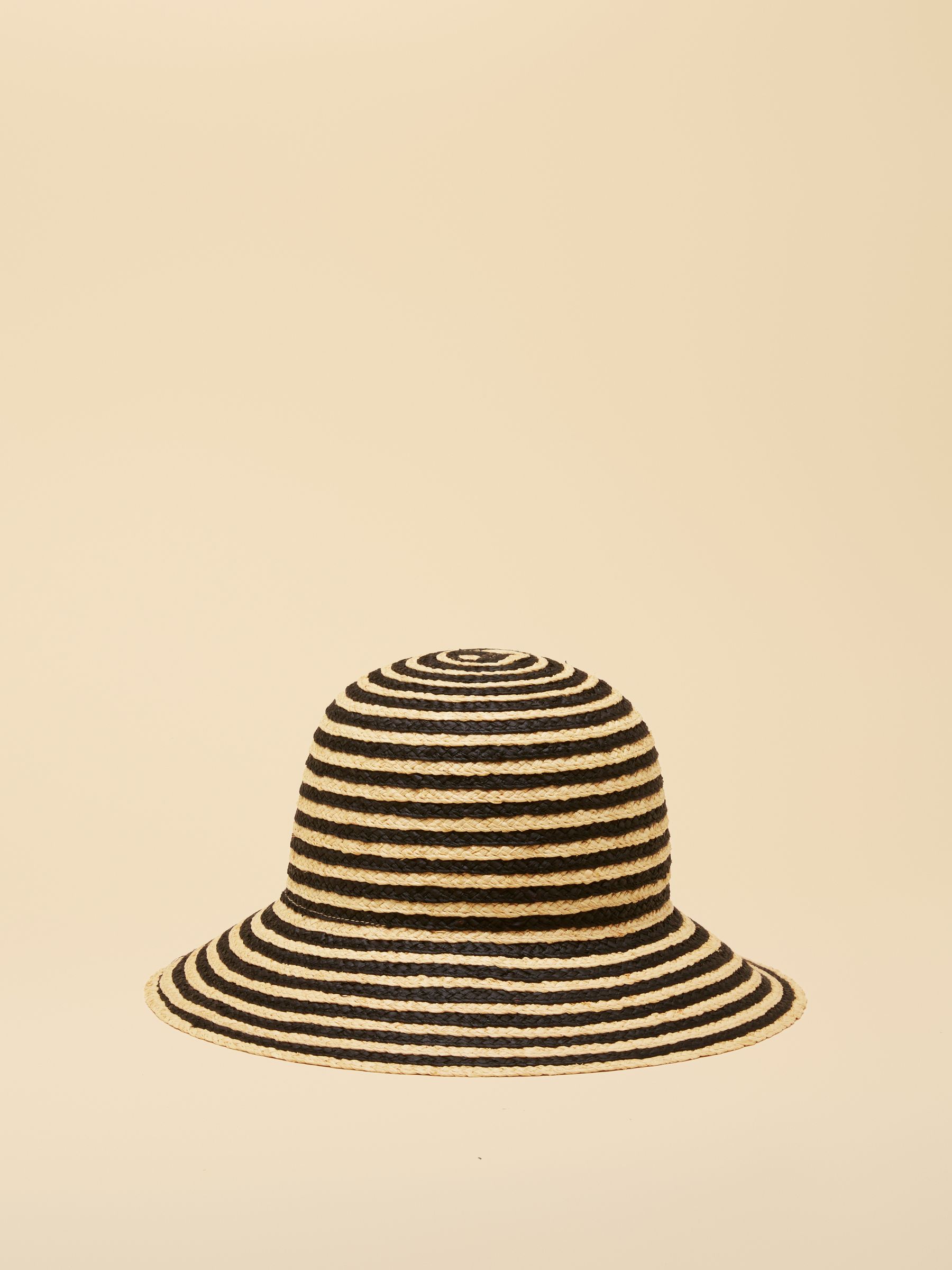 Albany Black Stripe Cloche Hat - Image 5 of 9