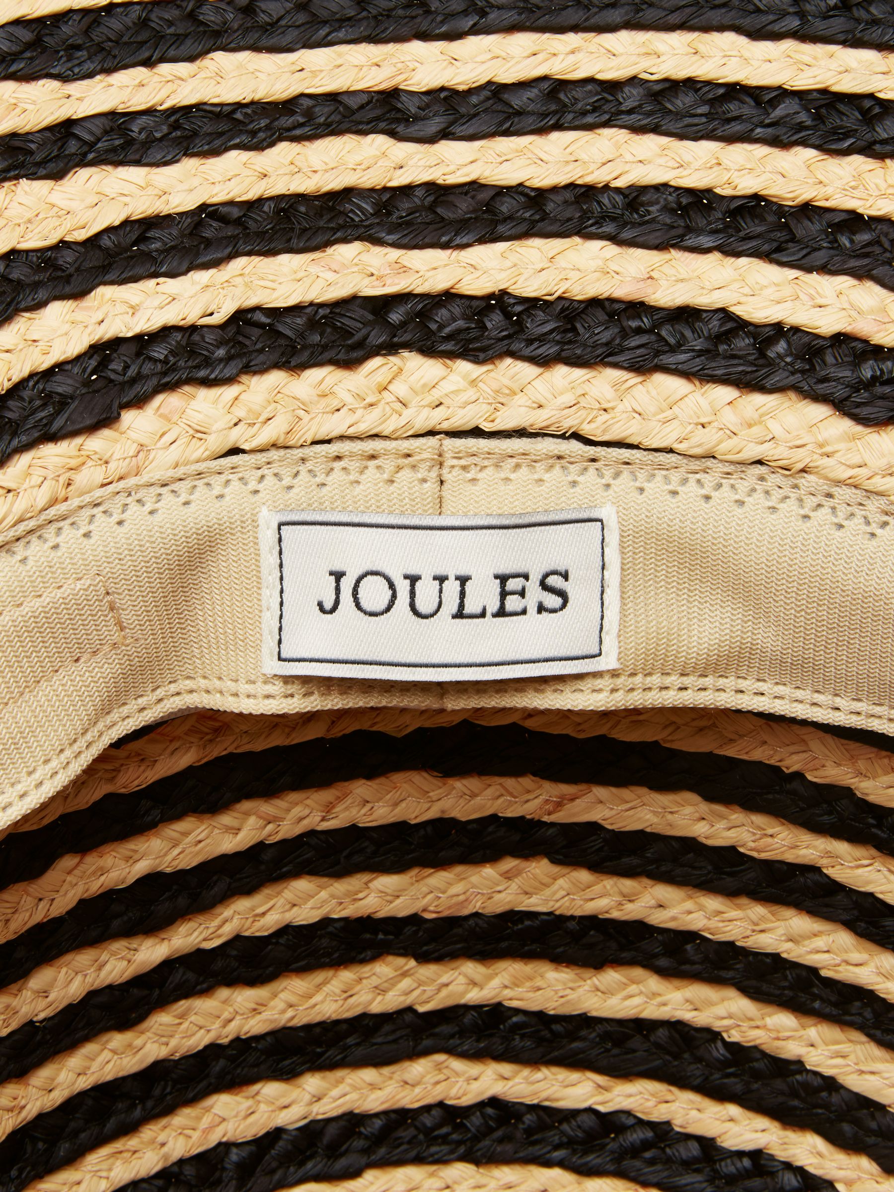 Albany Black Stripe Cloche Hat - Image 7 of 9
