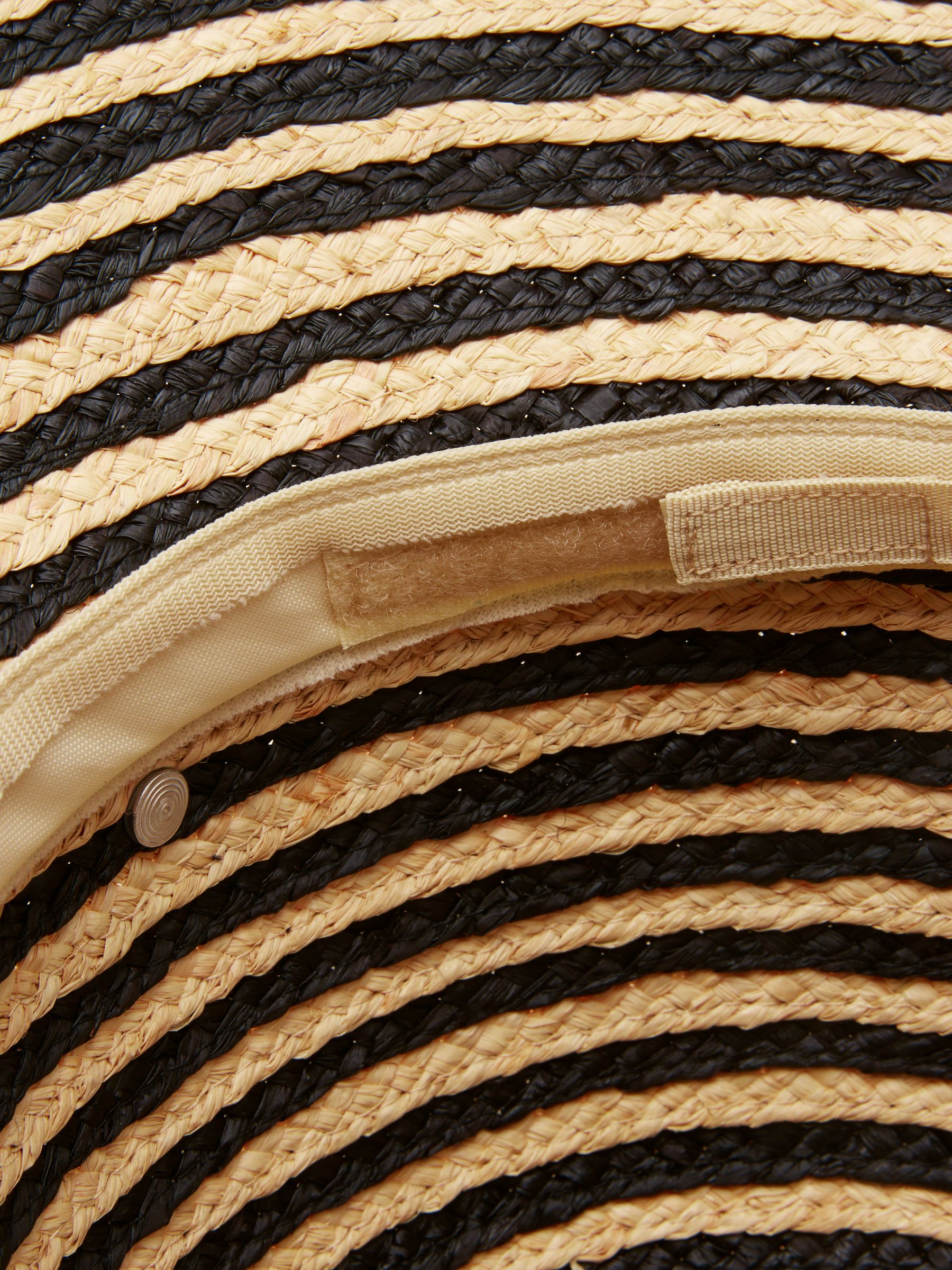 Albany Black Stripe Cloche Hat - Image 8 of 9