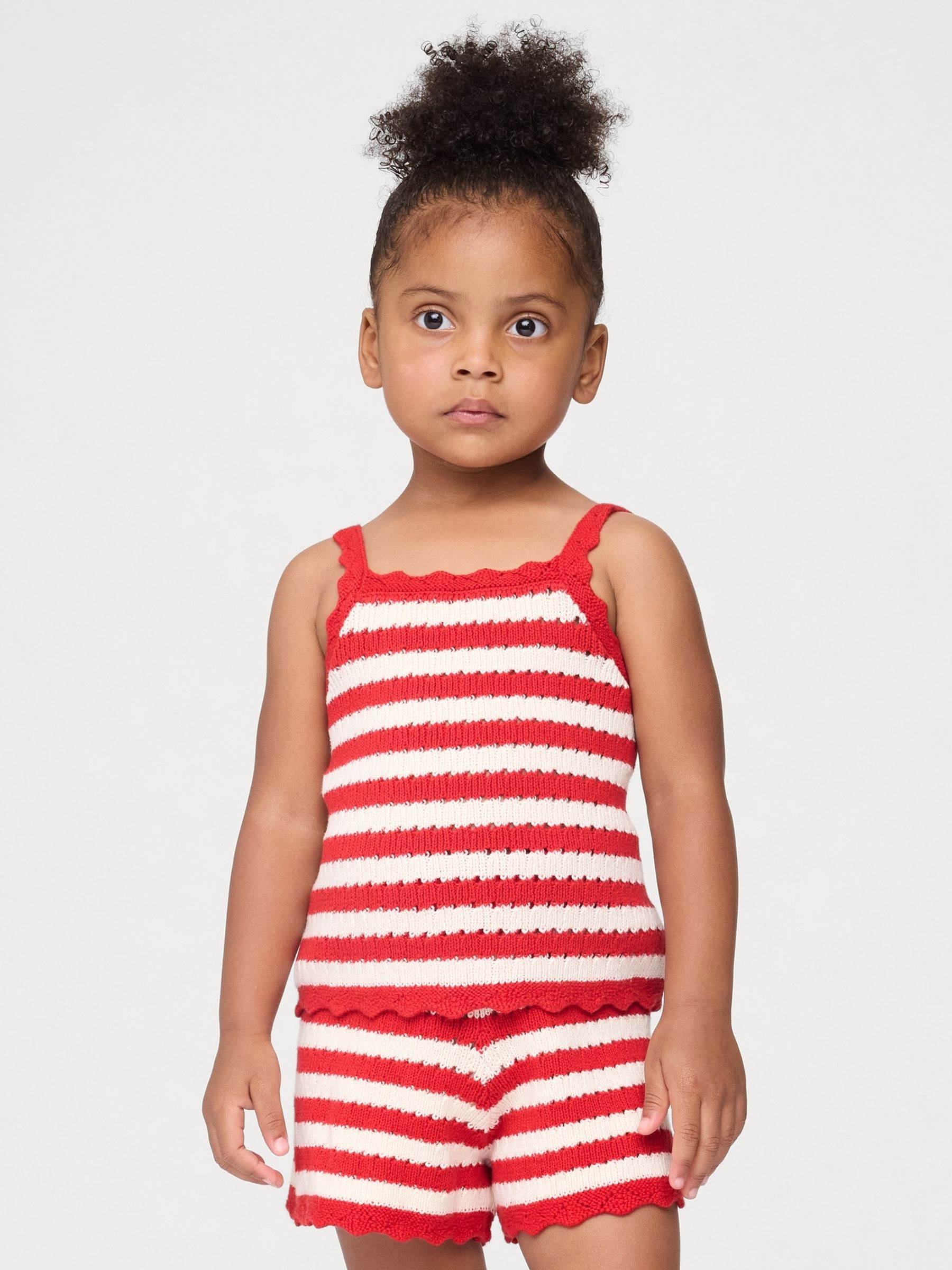 Red Crochet Vest (6mths-5yrs) - Image 1 of 4