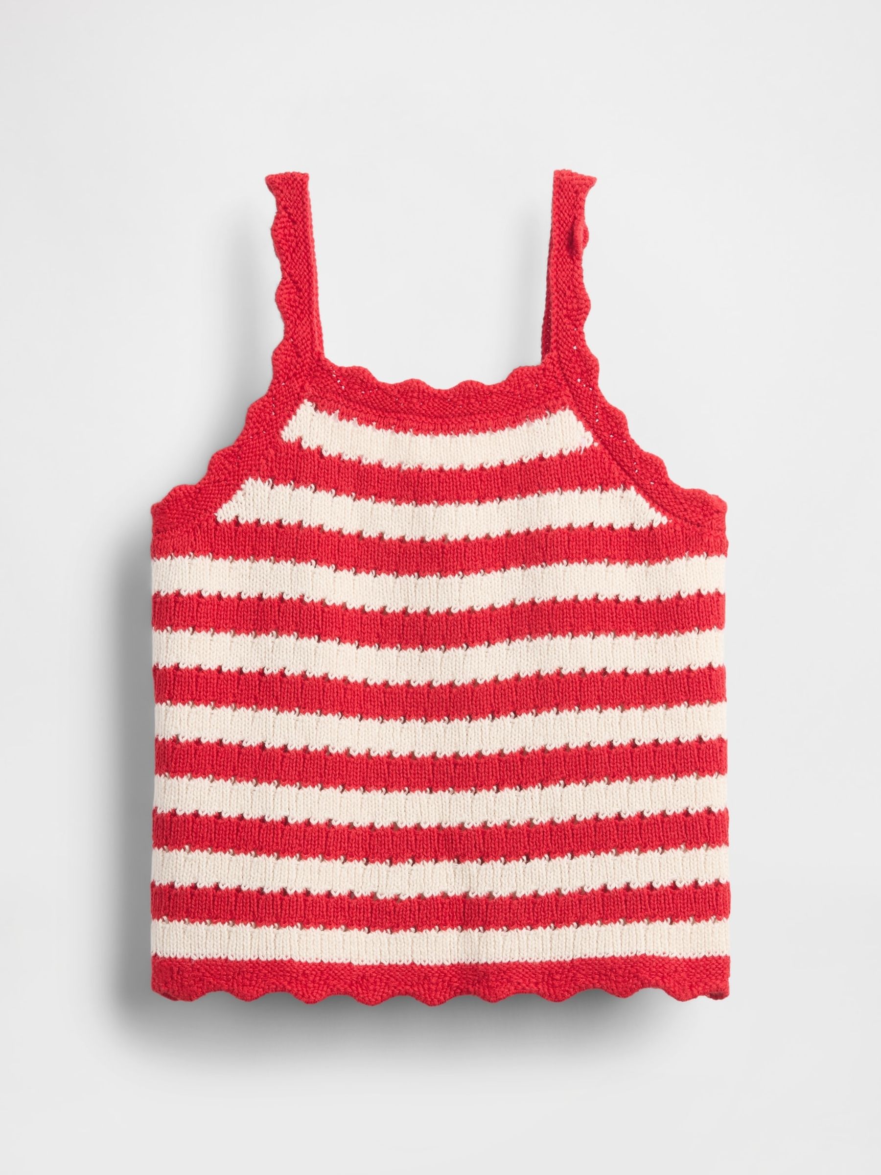 Red Crochet Vest (6mths-5yrs) - Image 2 of 4