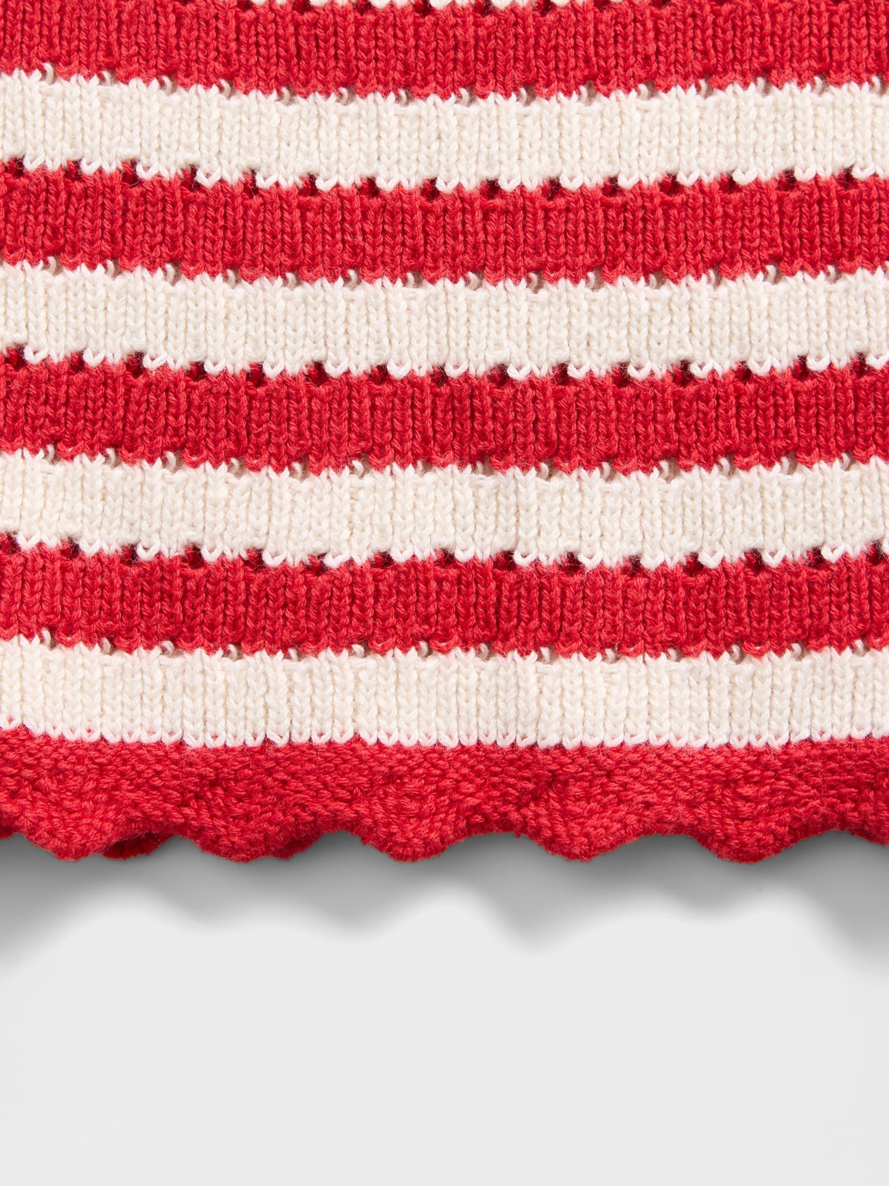 Red Crochet Vest (6mths-5yrs) - Image 4 of 4