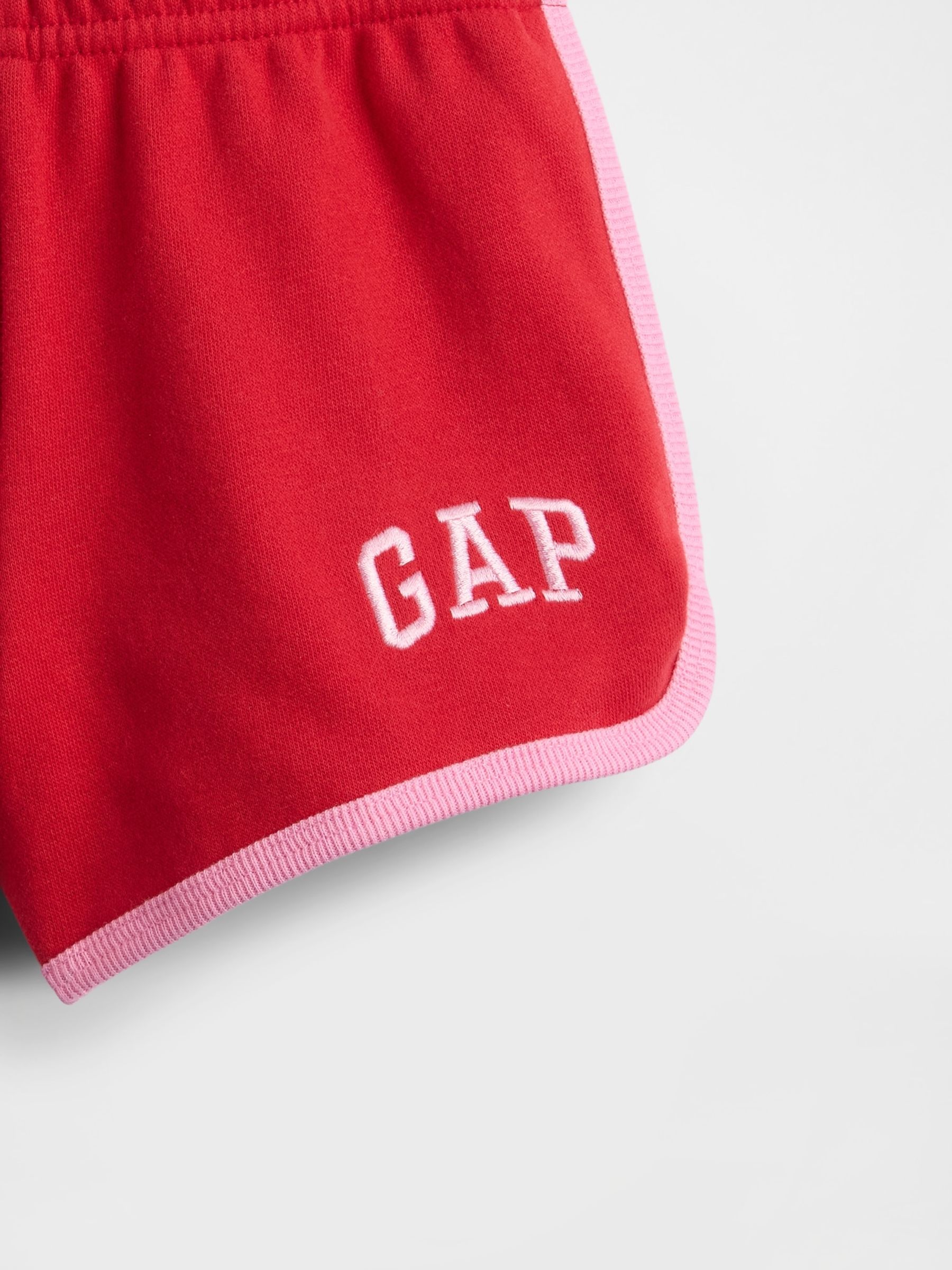 Red Logo Dolphin Hem Pull On Shorts (6mths-5yrs) - Image 3 of 3