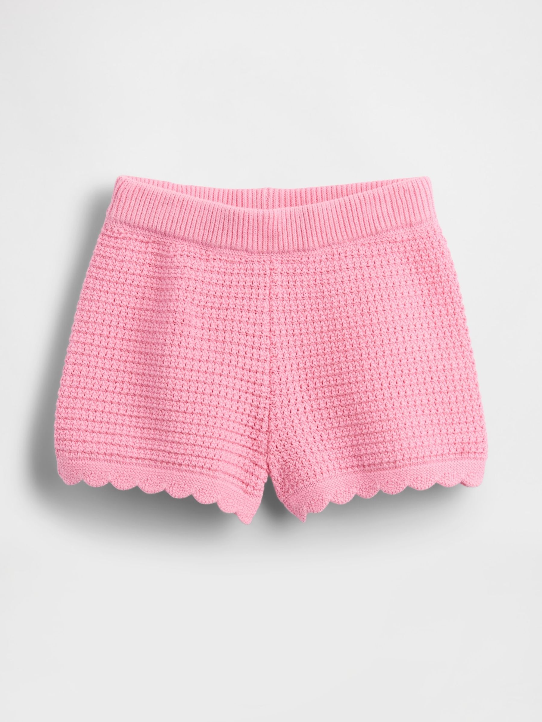 Pink Crochet Shorts (6mths-5yrs) - Image 1 of 2