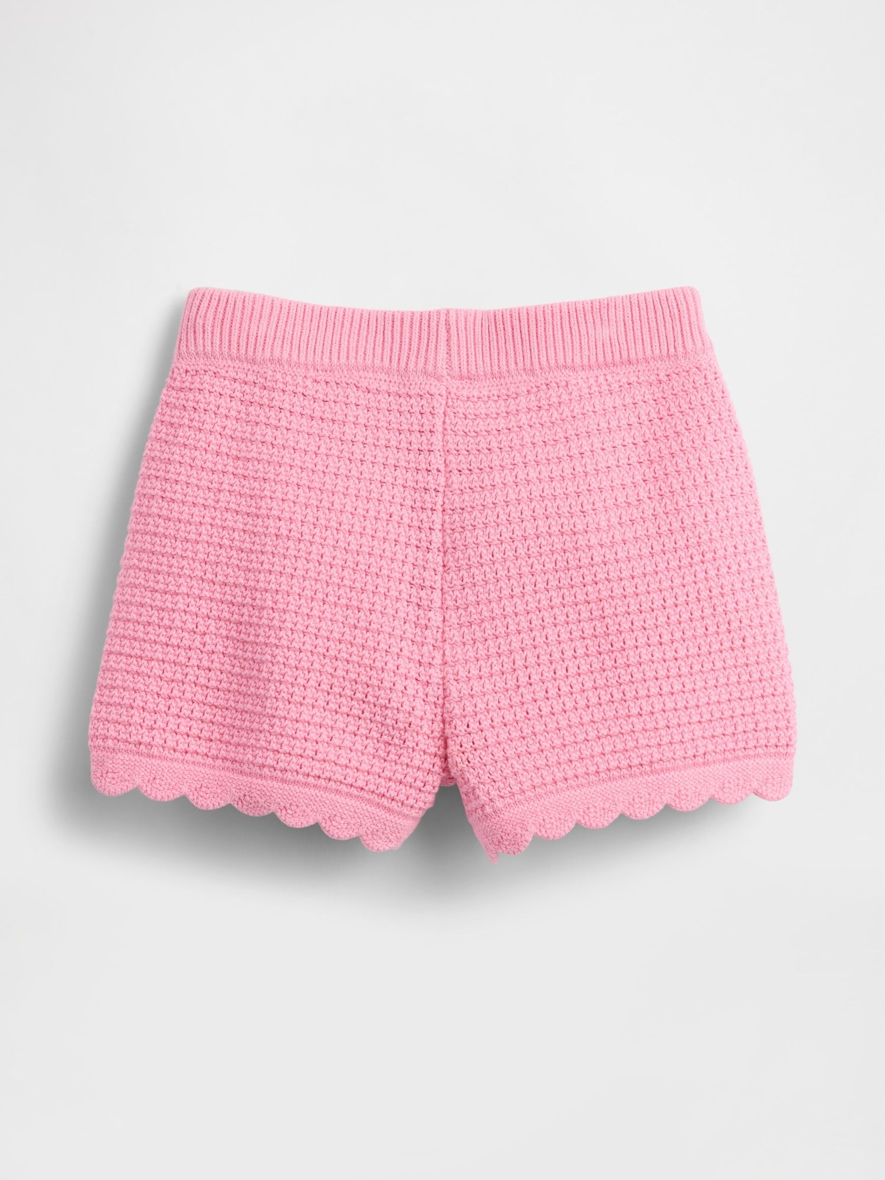 Pink Crochet Shorts (6mths-5yrs) - Image 2 of 2