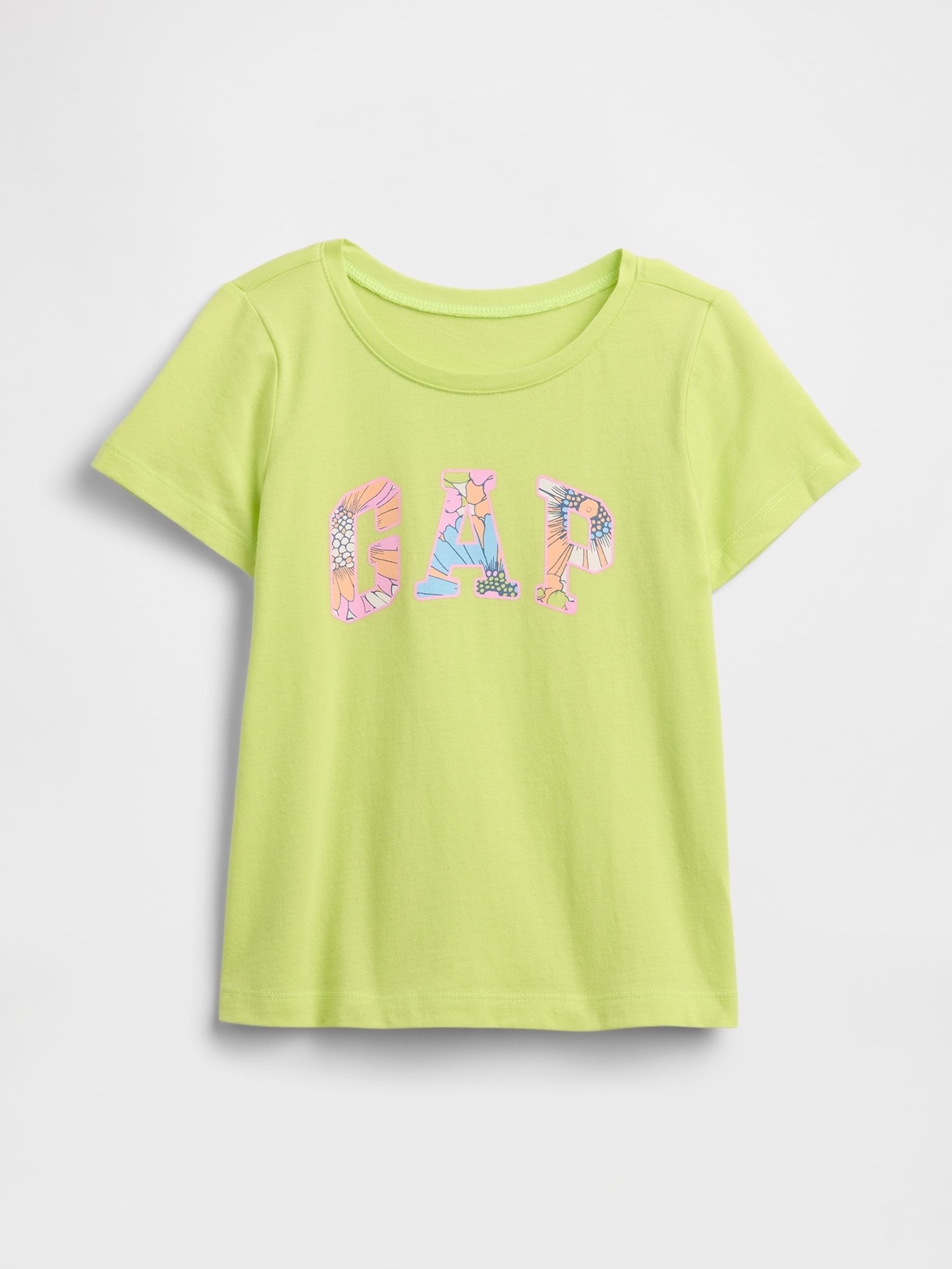 Green Floral Graphic Short Sleeve T-Shirt (6mths-5yrs) - Image 1 of 2