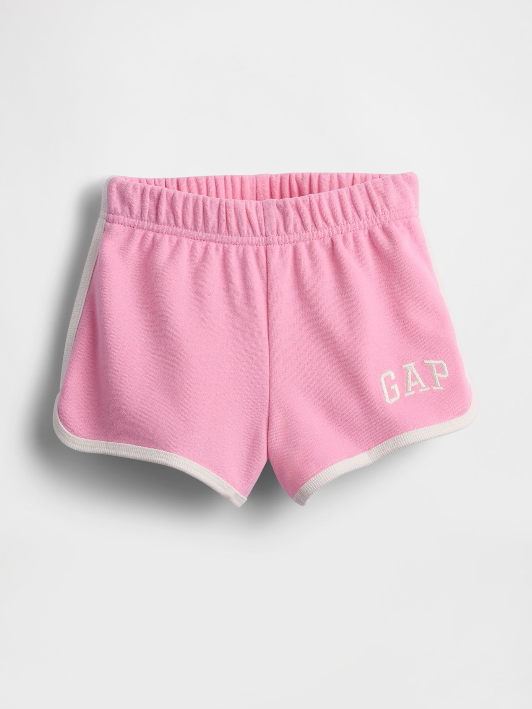 Pink Logo Dolphin Hem Pull On Shorts (6mths-5yrs) - Image 1 of 3