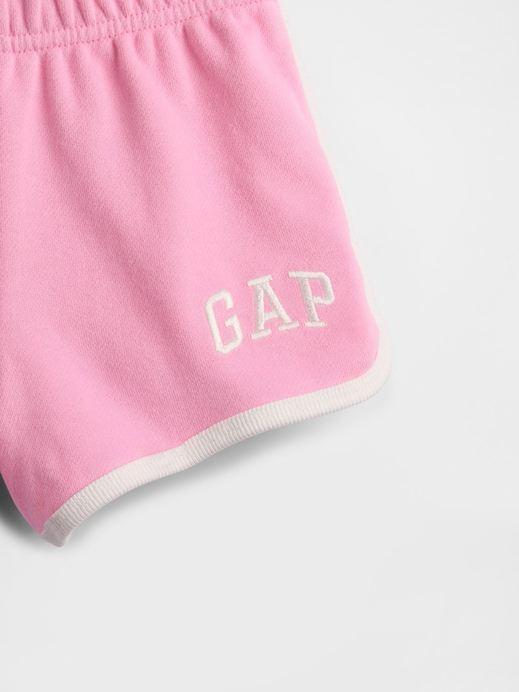 Pink Logo Dolphin Hem Pull On Shorts (6mths-5yrs) - Image 3 of 3