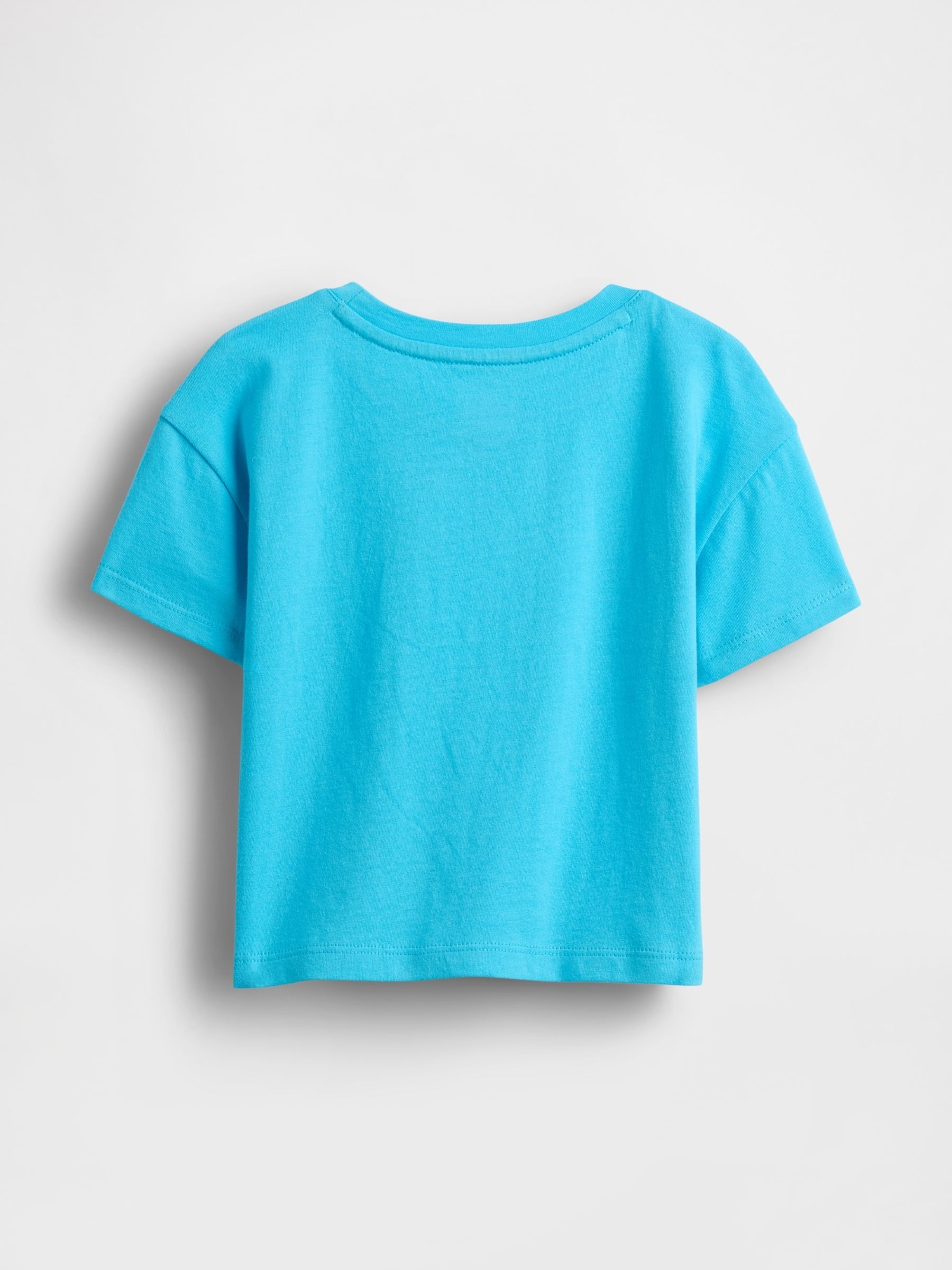 Blue Floral Relaxed Graphic Short Sleeve T-Shirt (6mths-5yrs) - Image 2 of 2