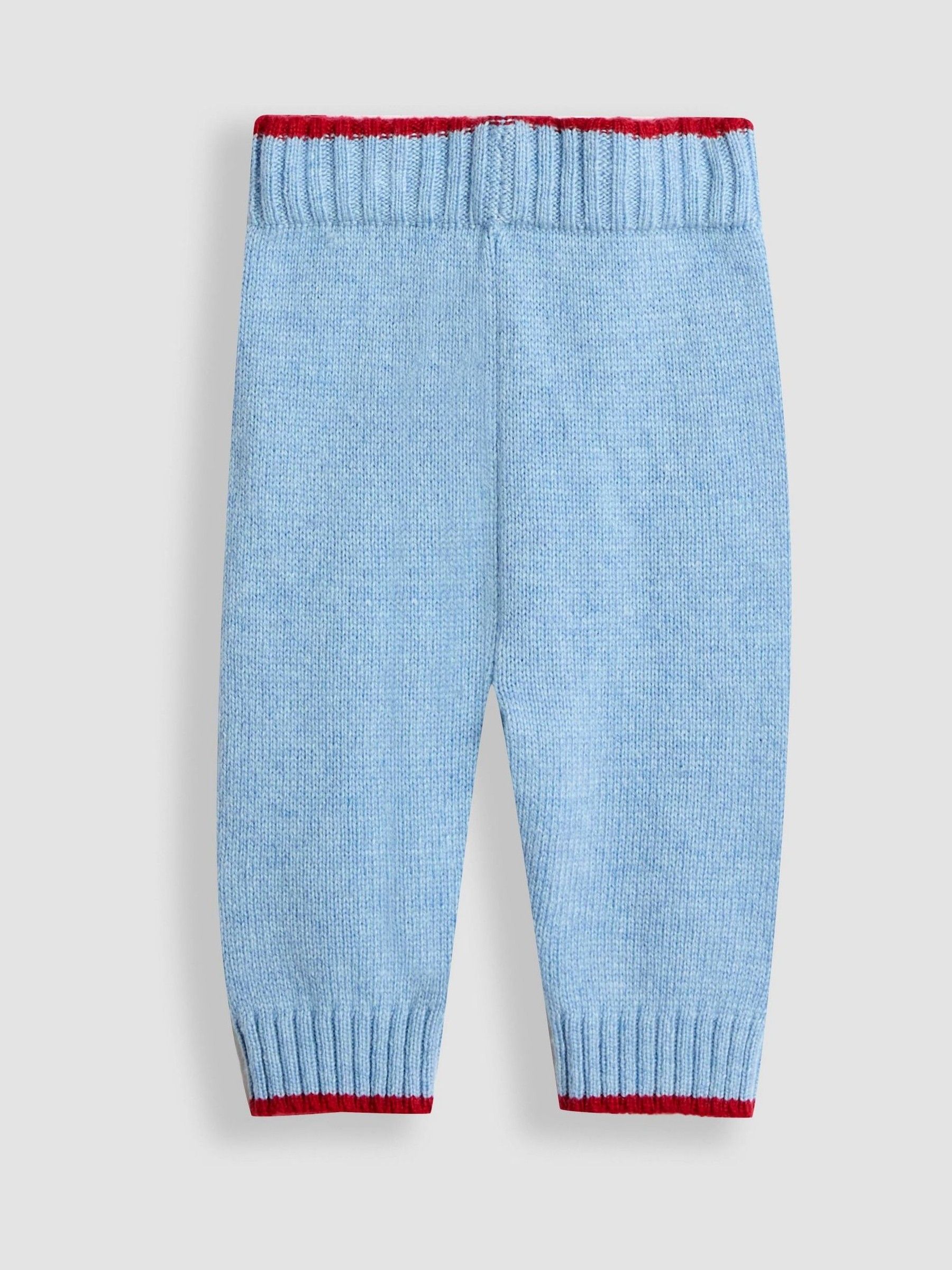 Blue 2-Piece Christmas Fair Isle Jumper & Leggings Set - Image 5 of 6