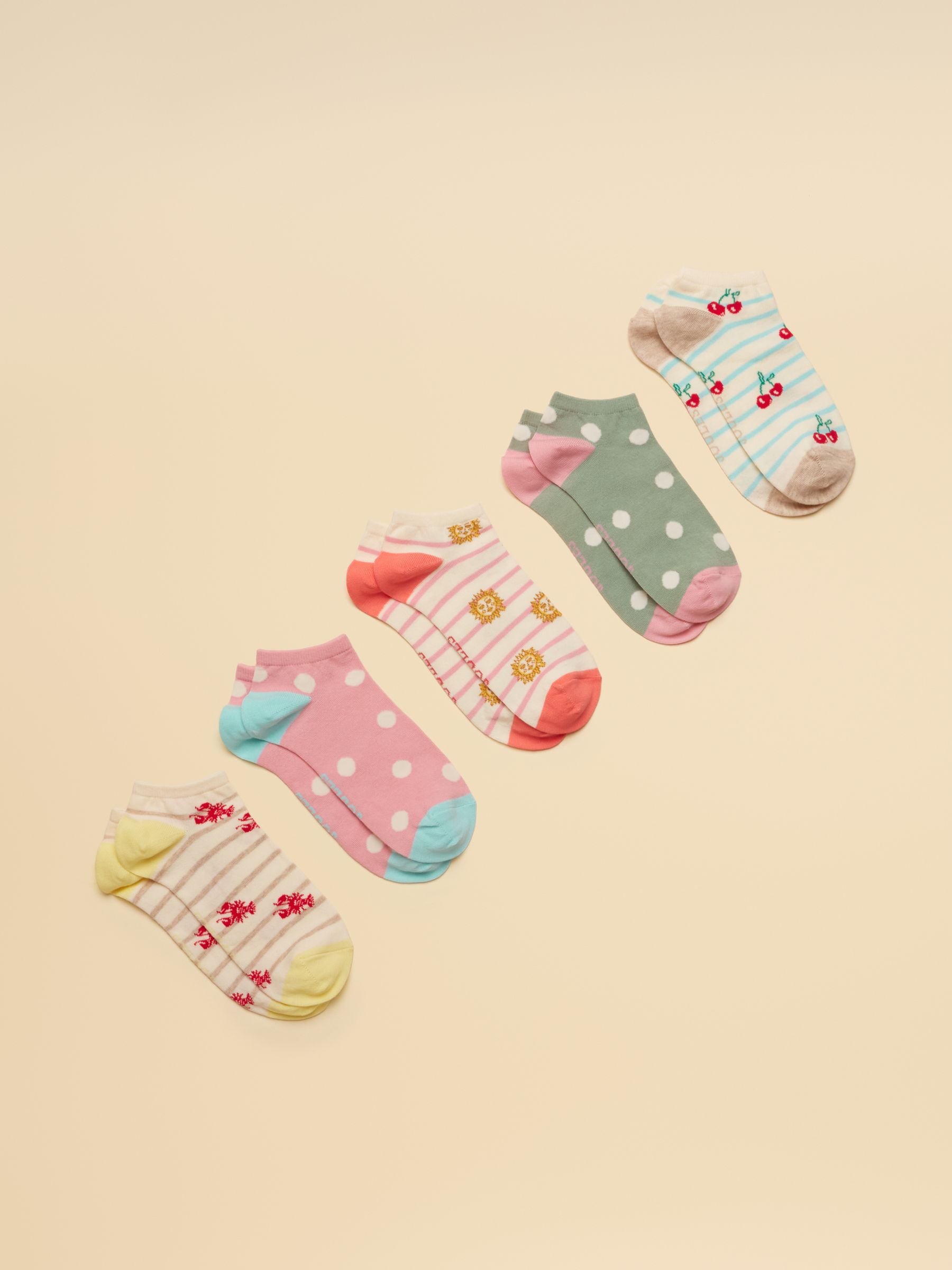 Women's Rilla Multi Trainer Socks 5 Pack (size 4-8) - Image 1 of 3