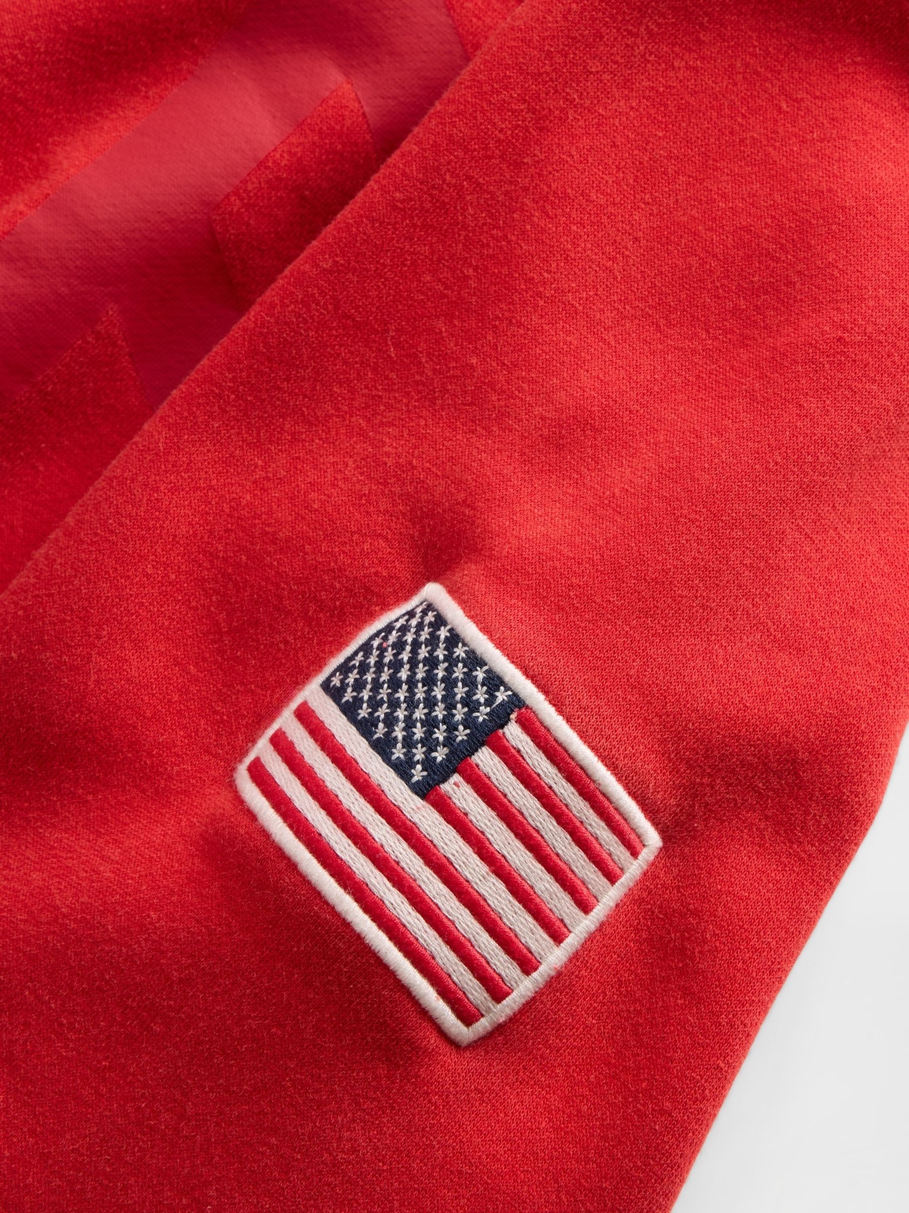 Red VintageSoft Logo Zip Hoodie - Image 5 of 5
