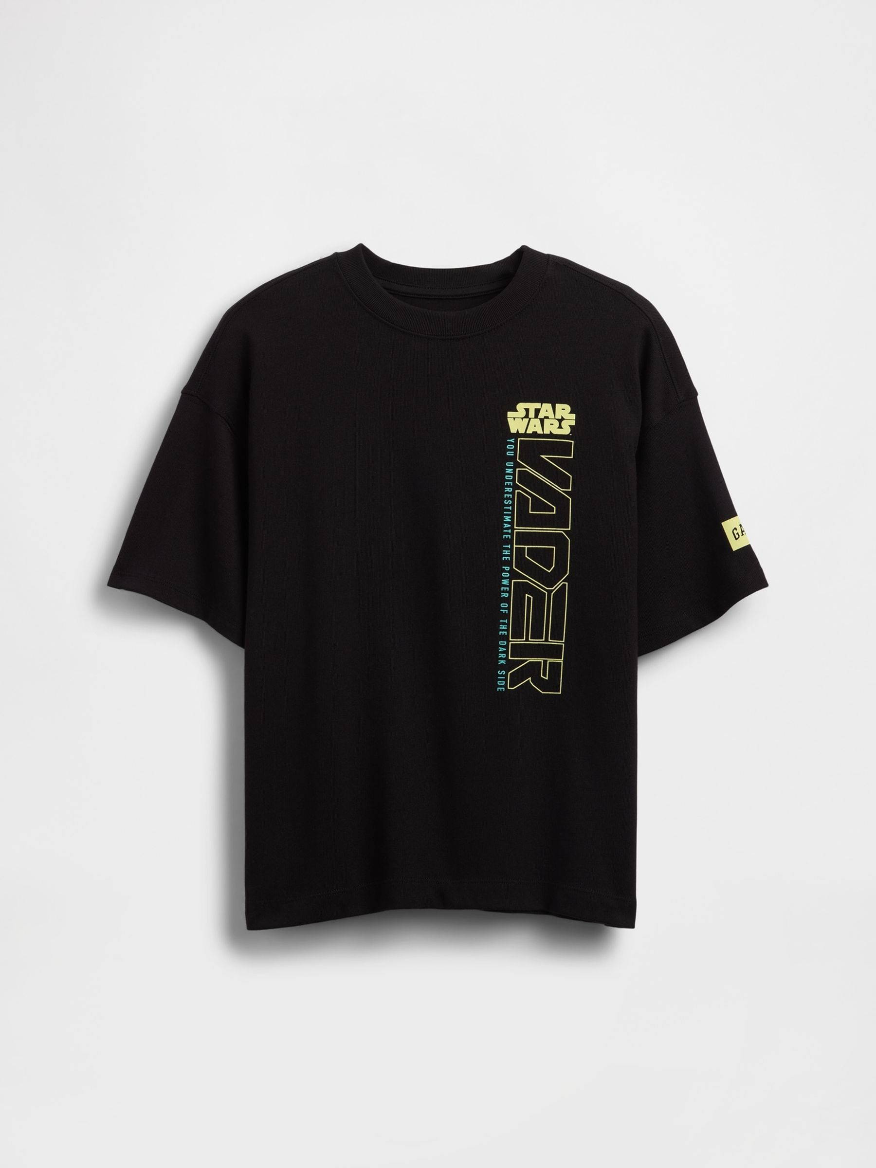 Black Darth Vader Star Wars Graphic Short Sleeve T-Shirt (4-13yrs) - Image 1 of 3
