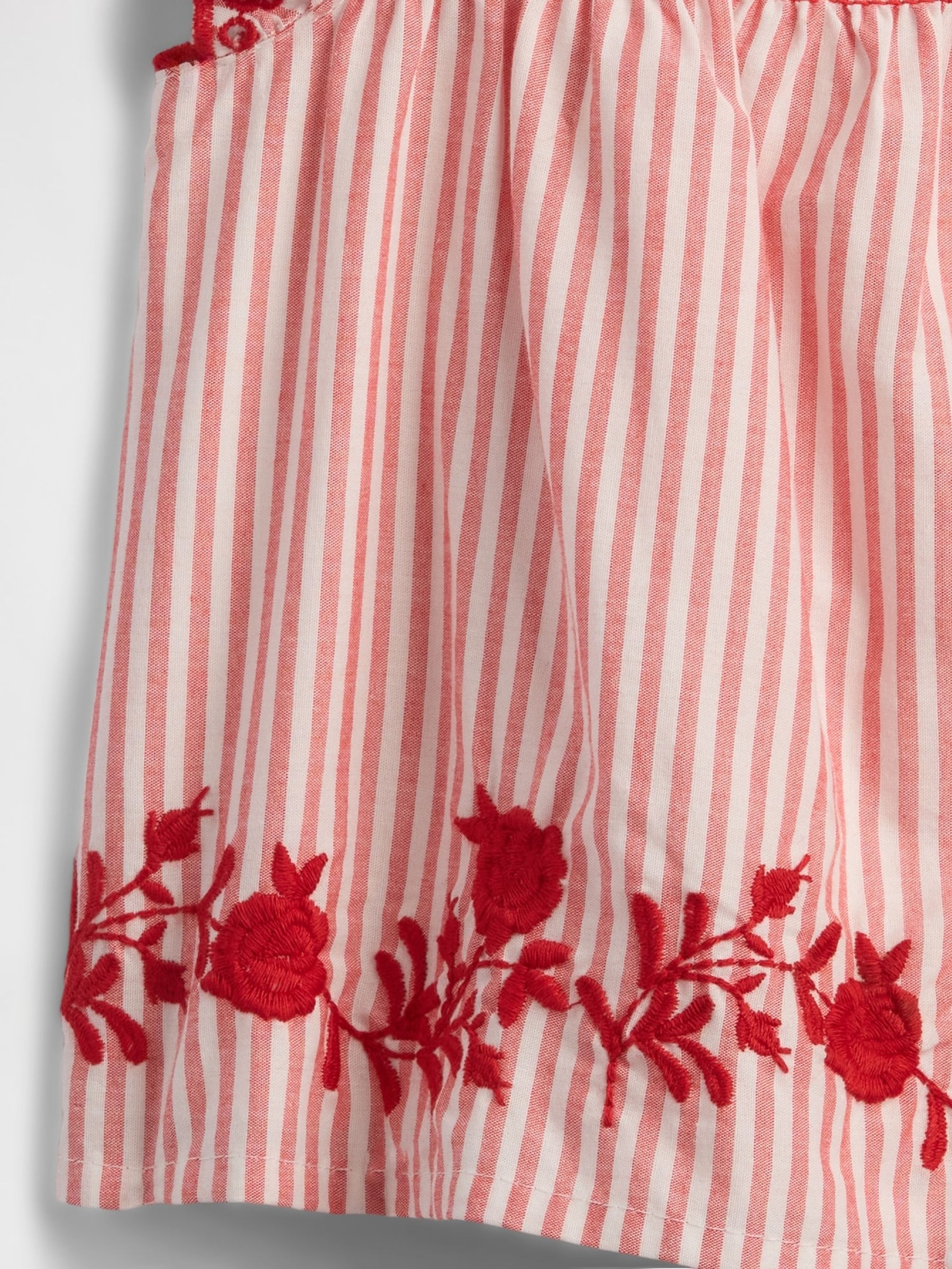 Red Stripe Striped Poplin Outfit Set (Newborn-24mths) - Image 3 of 3