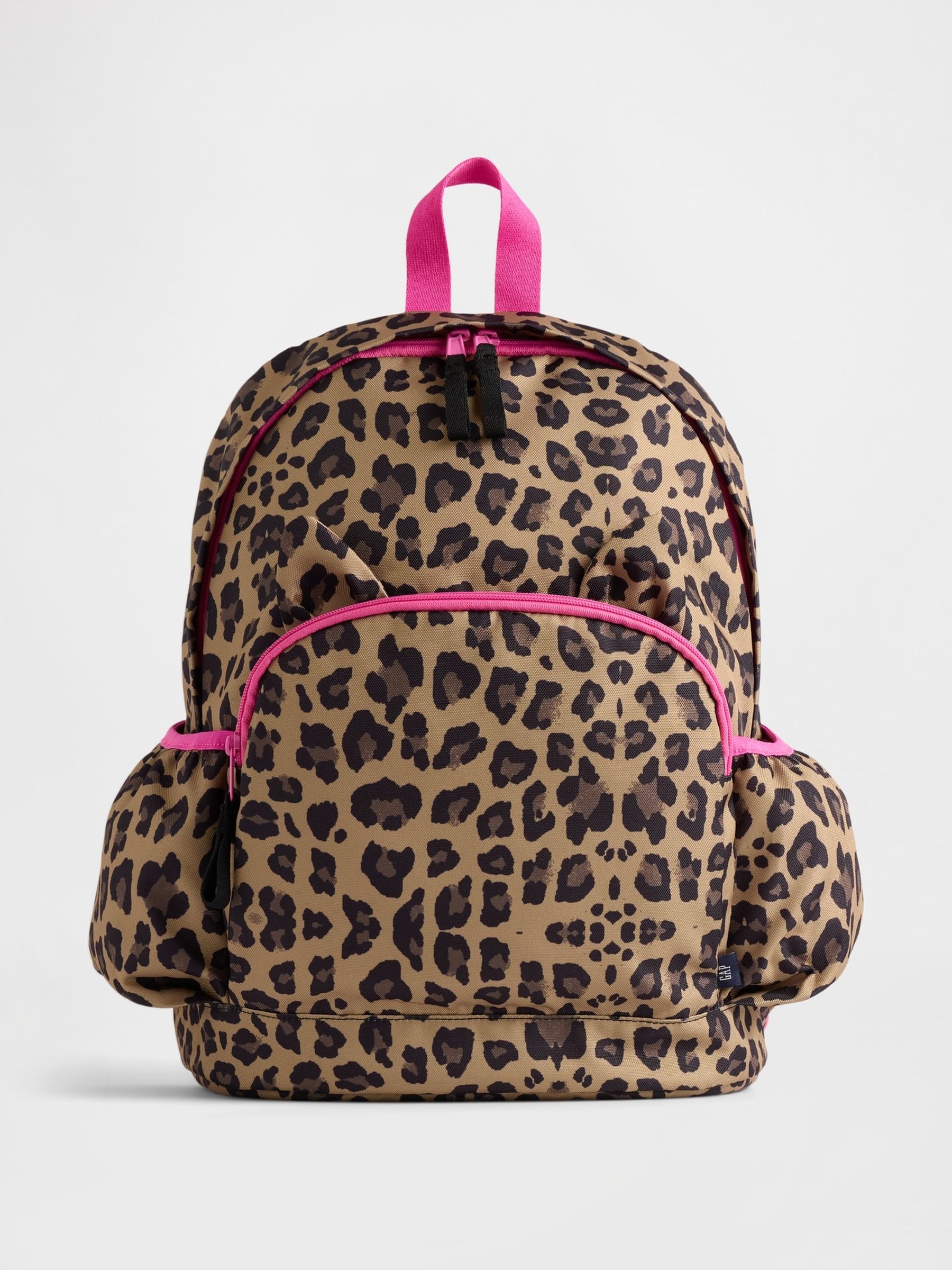 Brown Leopard Print Backpack - Image 1 of 3
