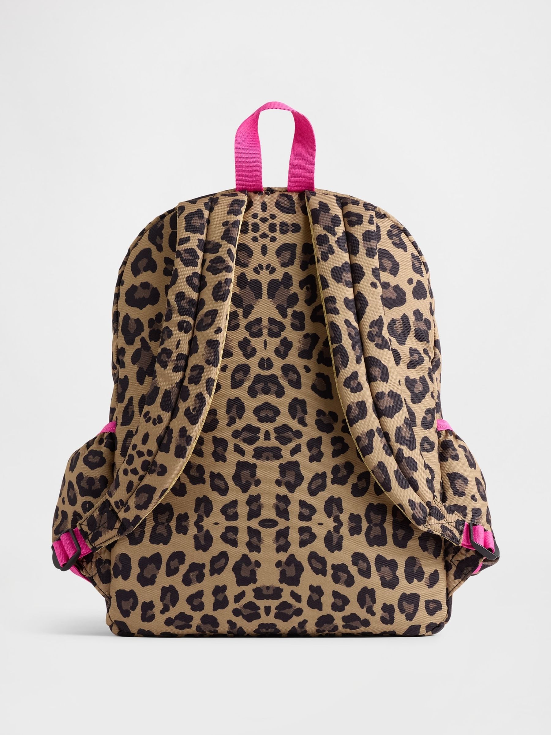Brown Leopard Print Backpack - Image 2 of 3