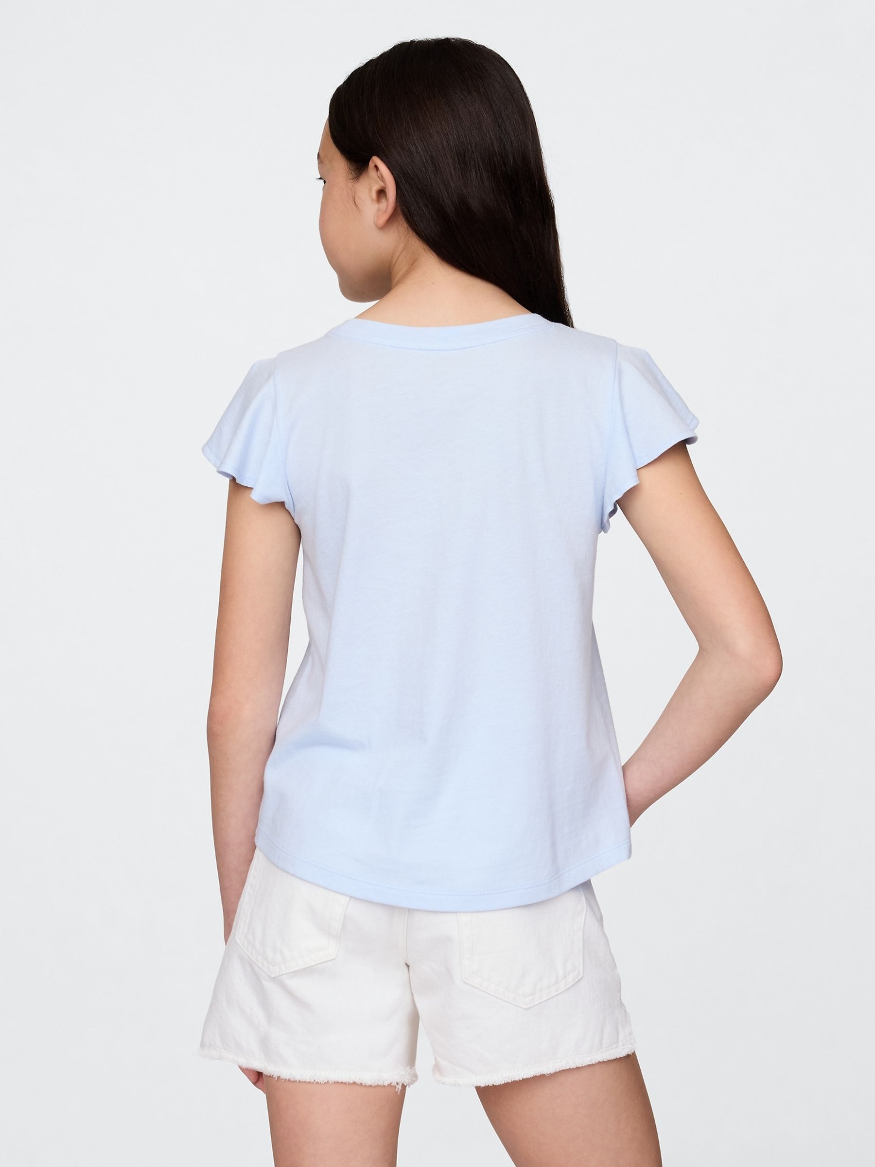 Blue Flippy-Sequin Graphic T-Shirt (4-13yrs) - Image 2 of 4