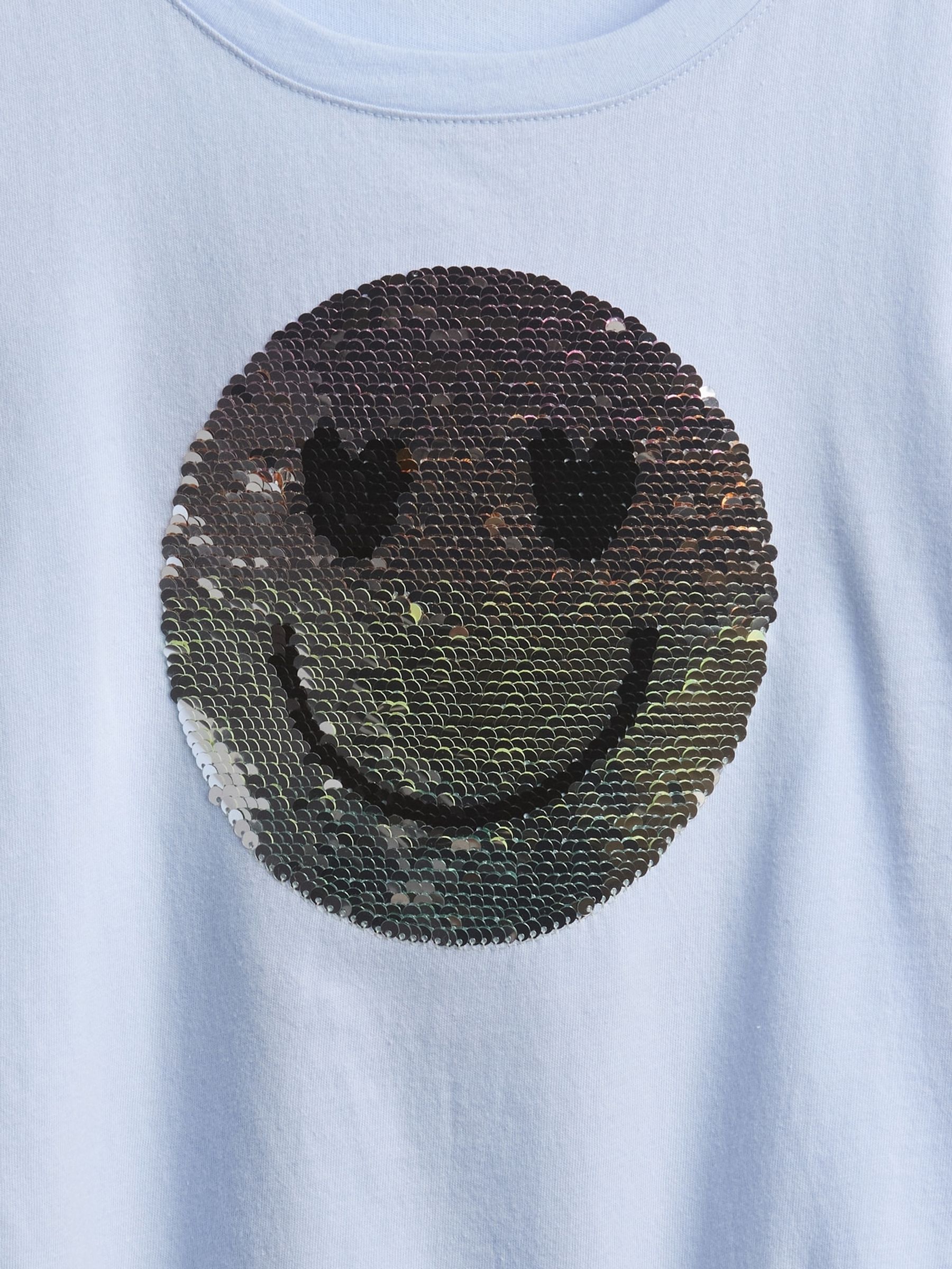 Blue Flippy-Sequin Graphic T-Shirt (4-13yrs) - Image 4 of 4