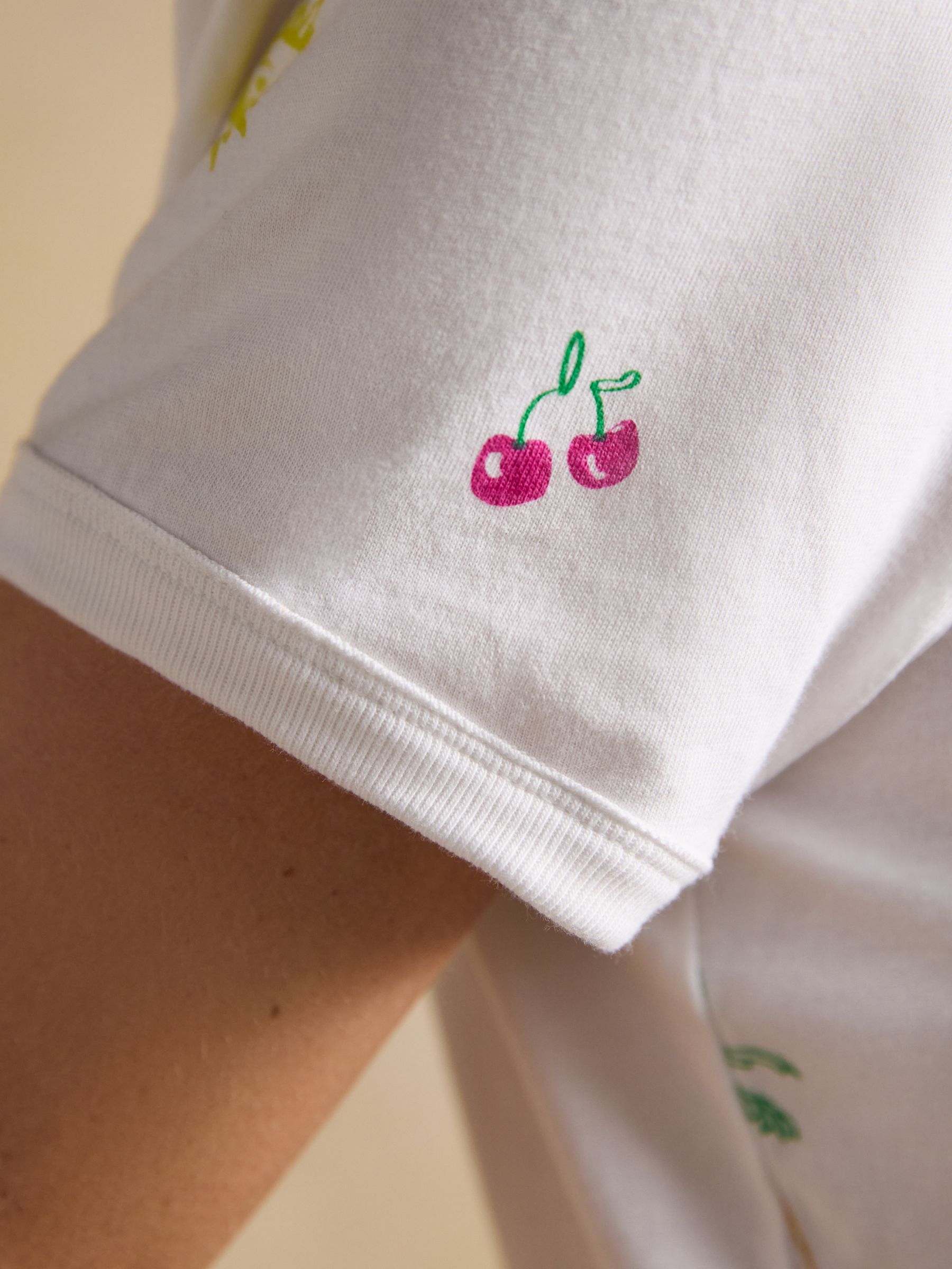 Erin White Summer Icons Printed Short Sleeve Jersey T-Shirt - Image 4 of 9