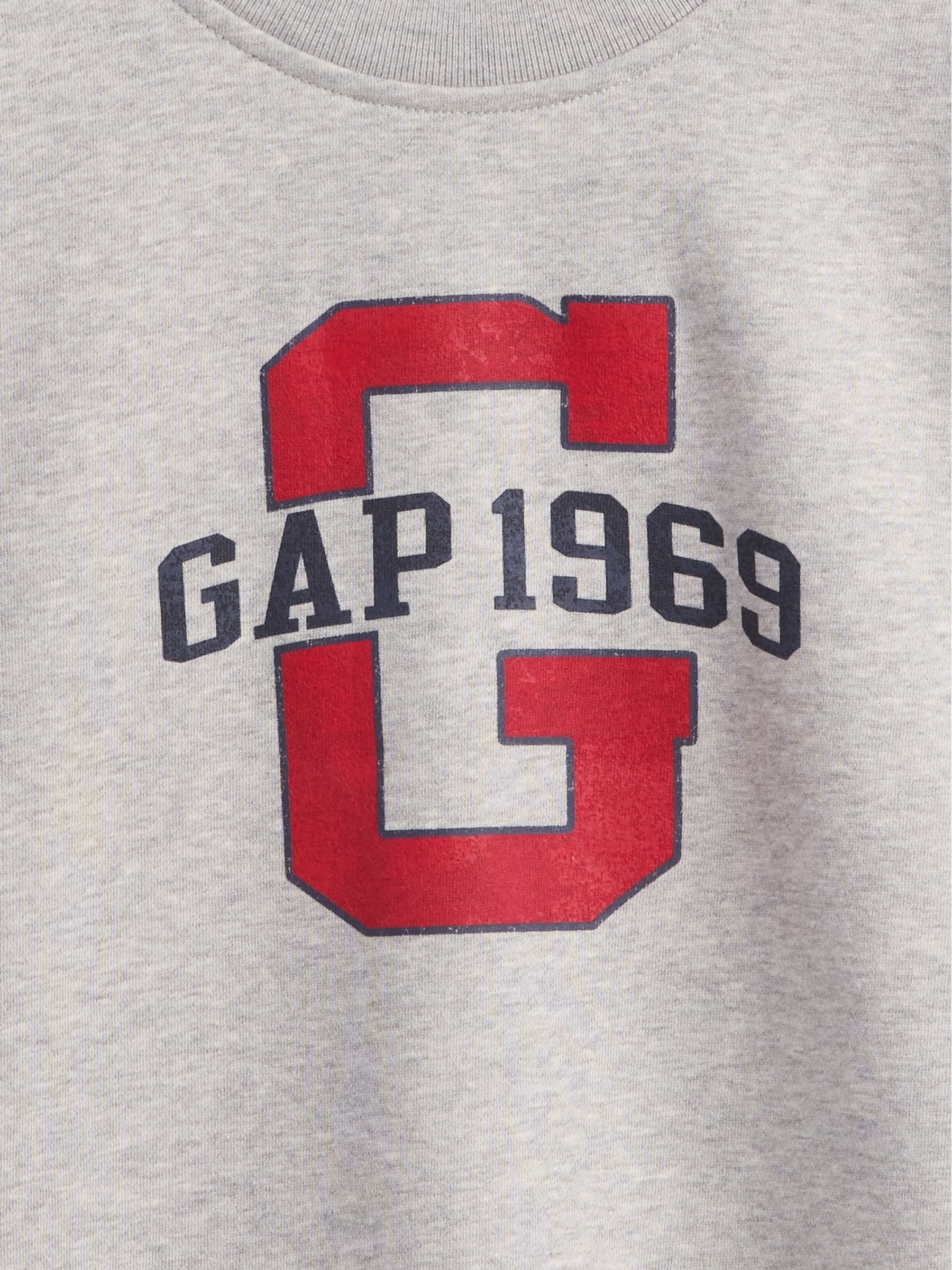 Grey VintageSoft Cropped Elbow-Sleeve Sweatshirt - Image 5 of 5