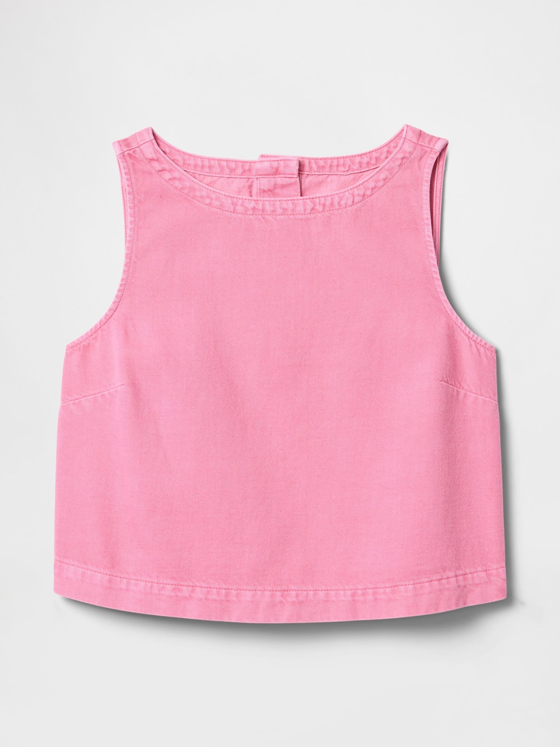 Pink UltraSoft Denim Shell Vest Top - Image 4 of 4