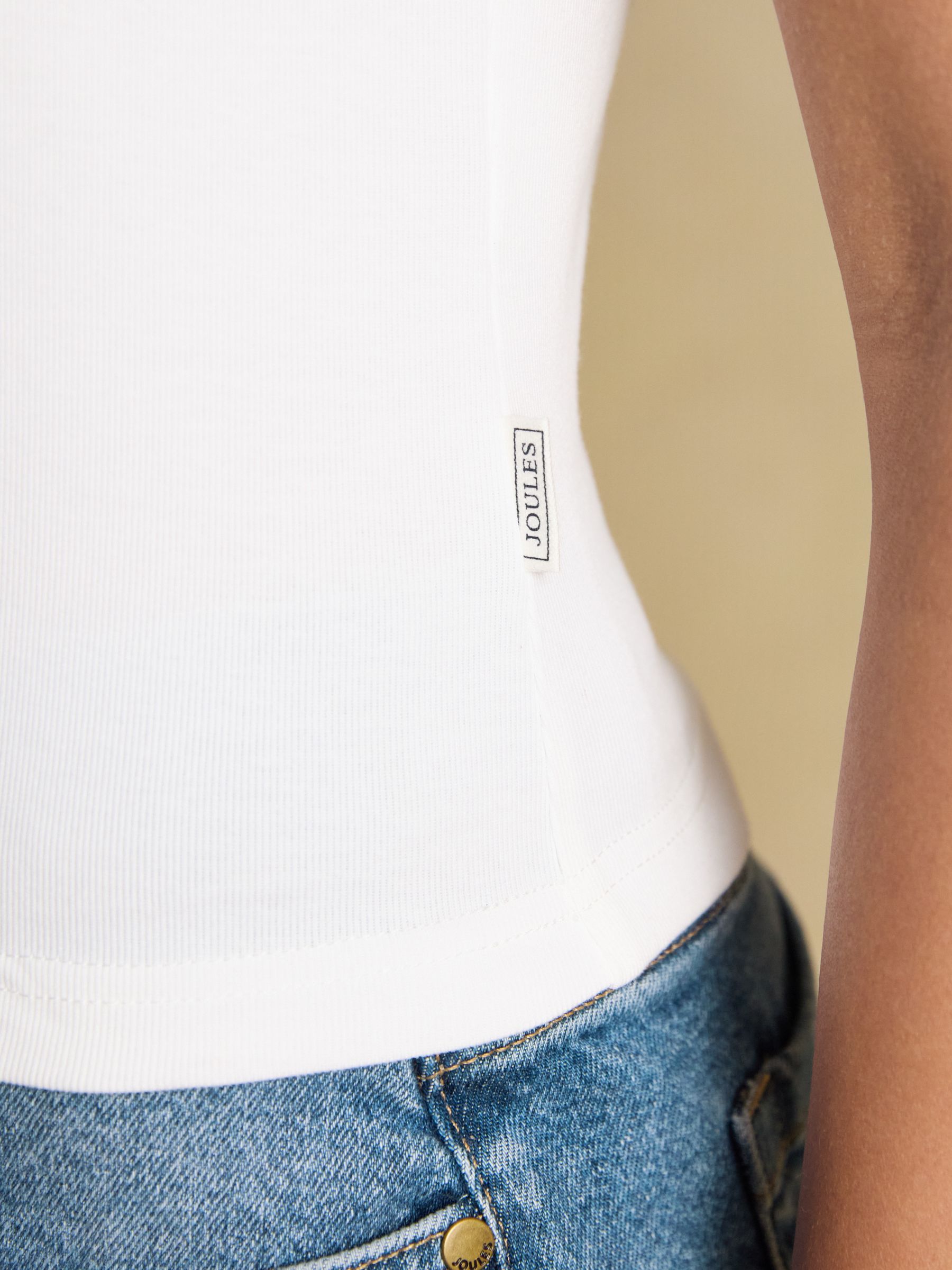 White Into The Blue Fitted Graphic Cotton Rich T-Shirt - Image 9 of 11