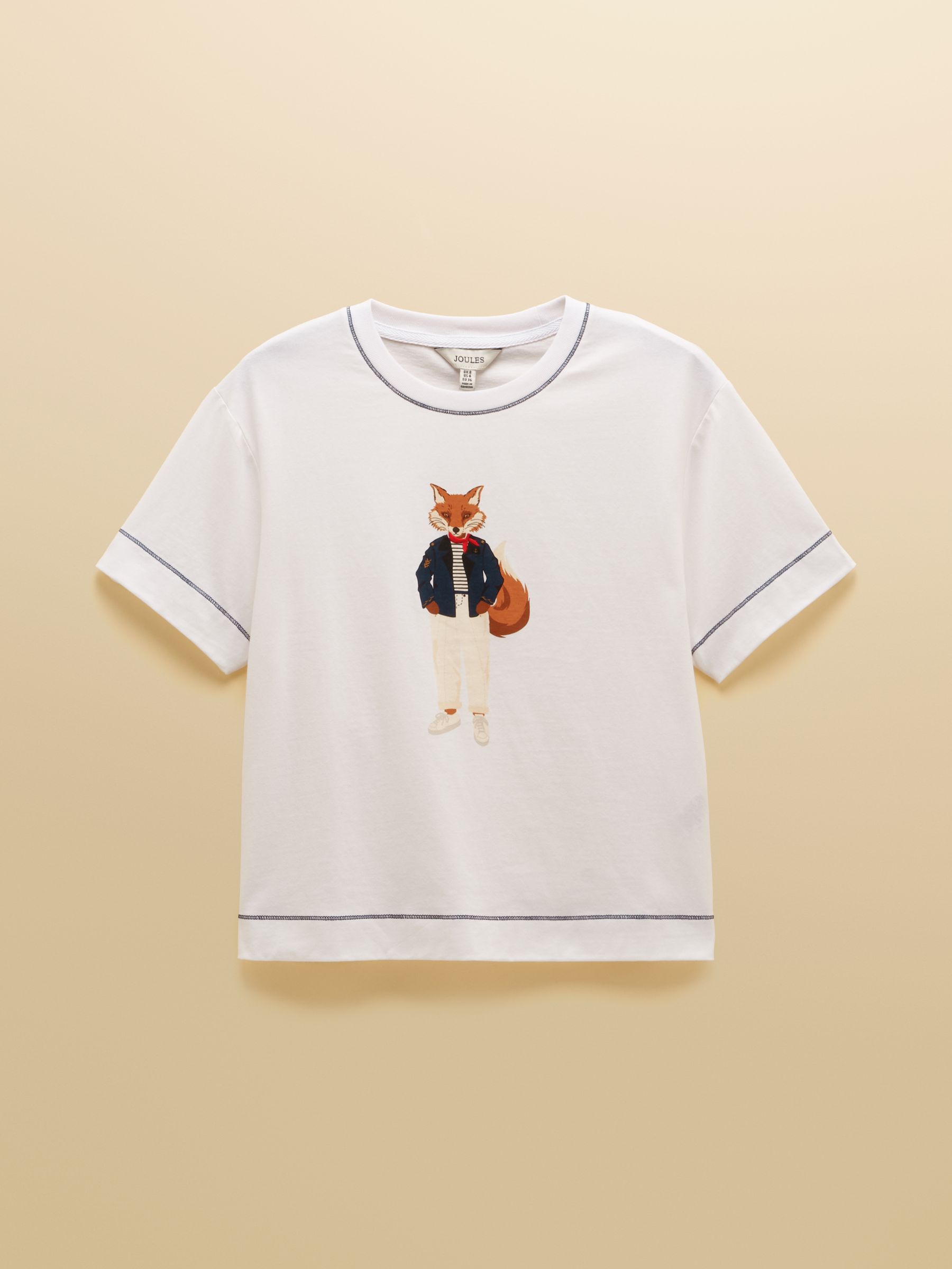 Jonty Fox Graphic Short Sleeve 100% Cotton T-Shirt - Image 8 of 8