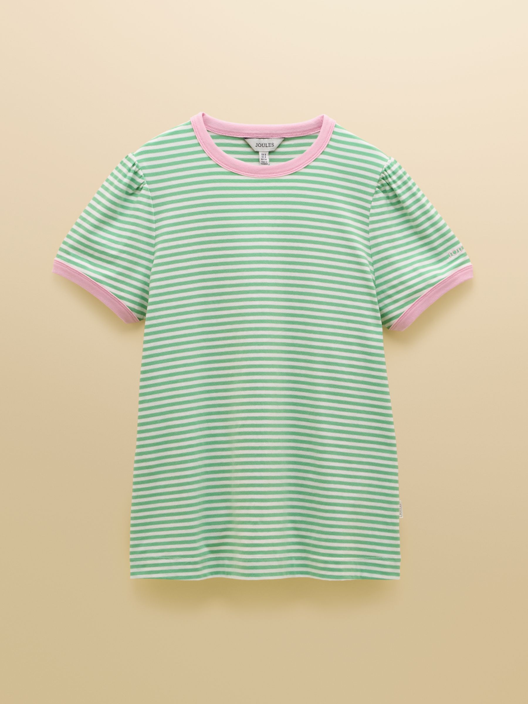 Erin Green Stripe Short Sleeve Jersey T-Shirt - Image 7 of 7