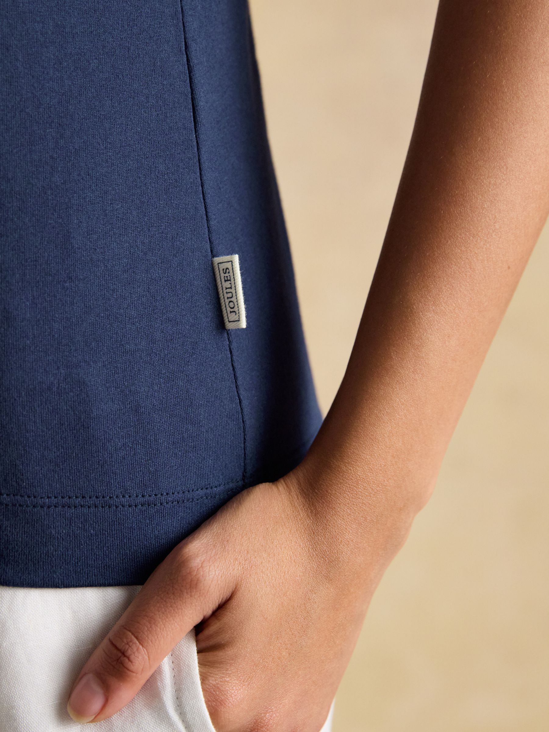 Erin Navy Short Sleeve Jersey T-Shirt - Image 5 of 7