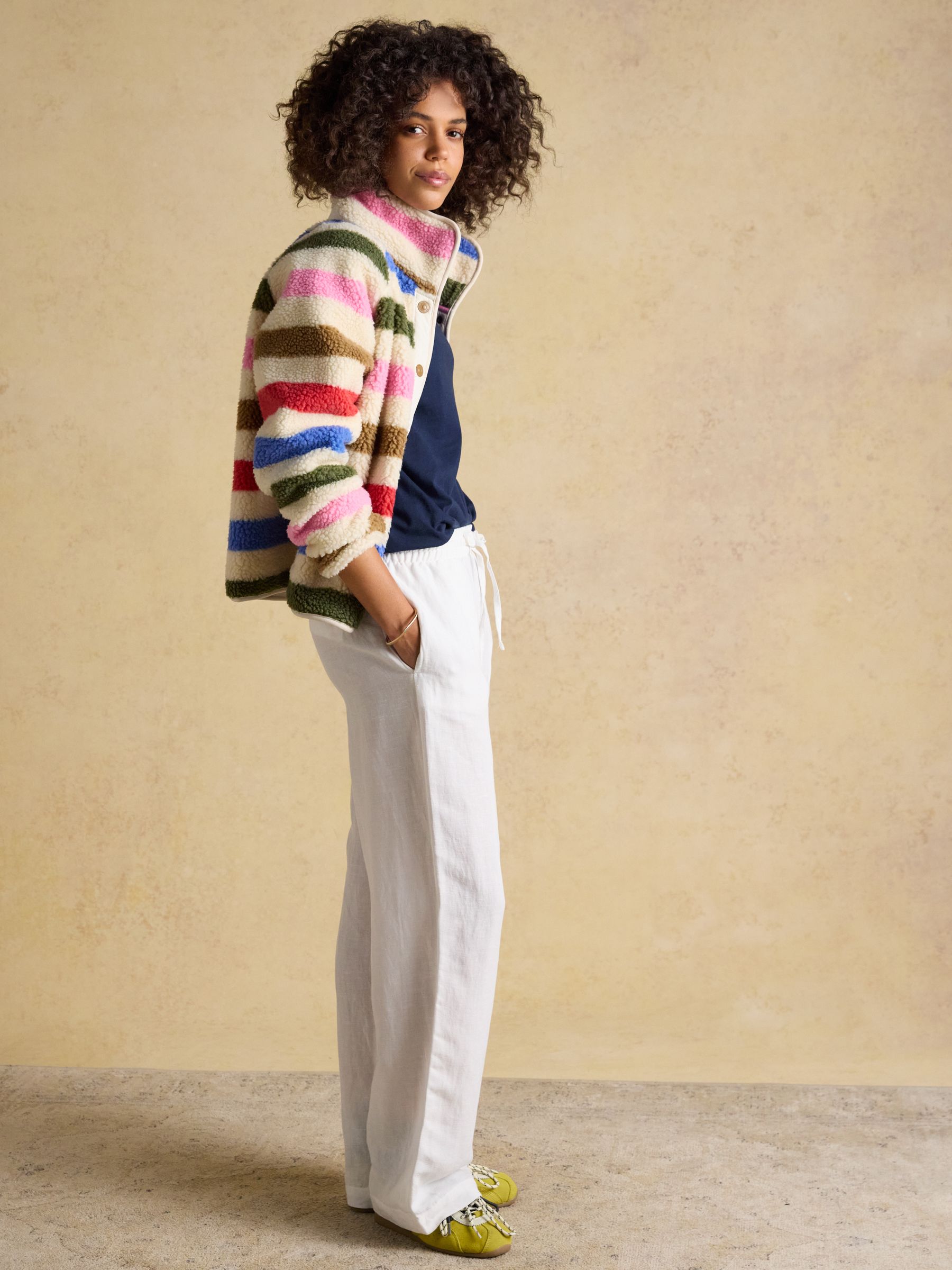 Erin Navy Short Sleeve Jersey T-Shirt - Image 6 of 7