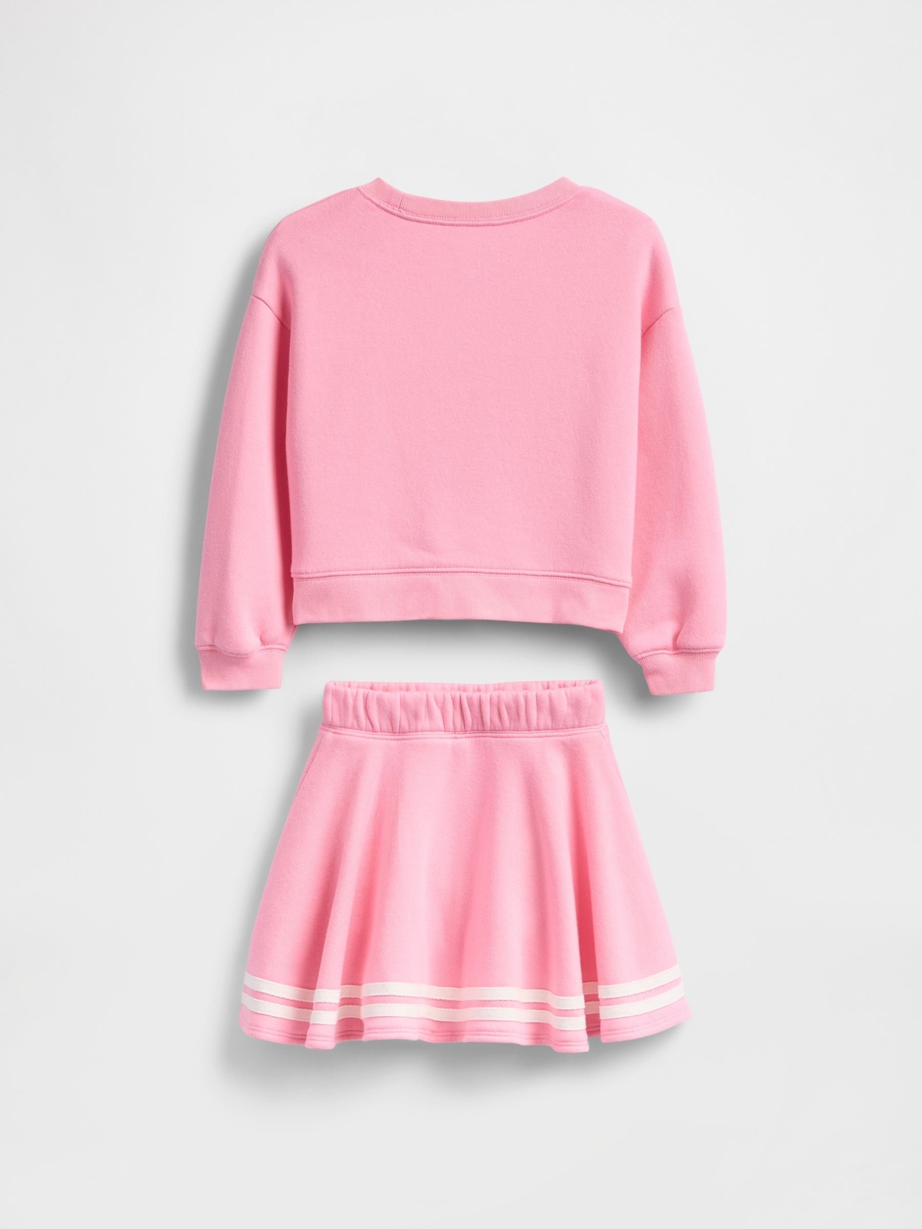 Pink Barbie VintageSoft Sweatshirt and Skort Set (6mths-5yrs) - Image 3 of 4