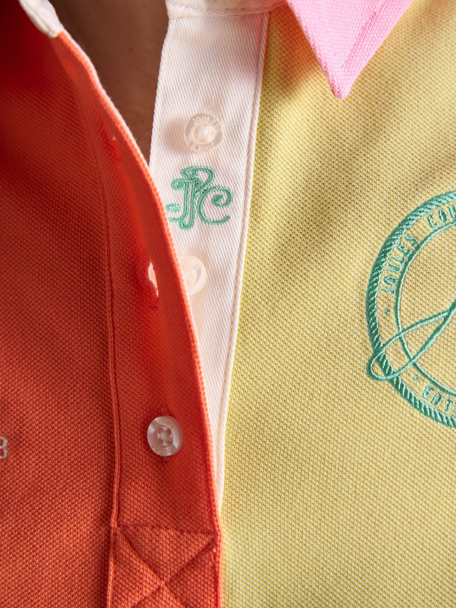 Beaufort Harlequin Embroidered Short Sleeve Polo Shirt - Image 5 of 12