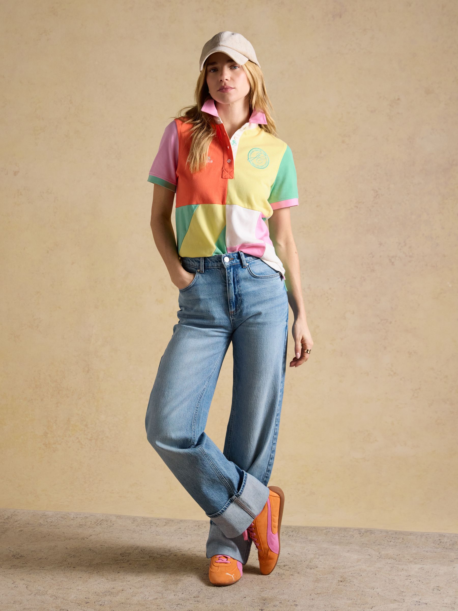 Beaufort Harlequin Embroidered Short Sleeve Polo Shirt - Image 6 of 12