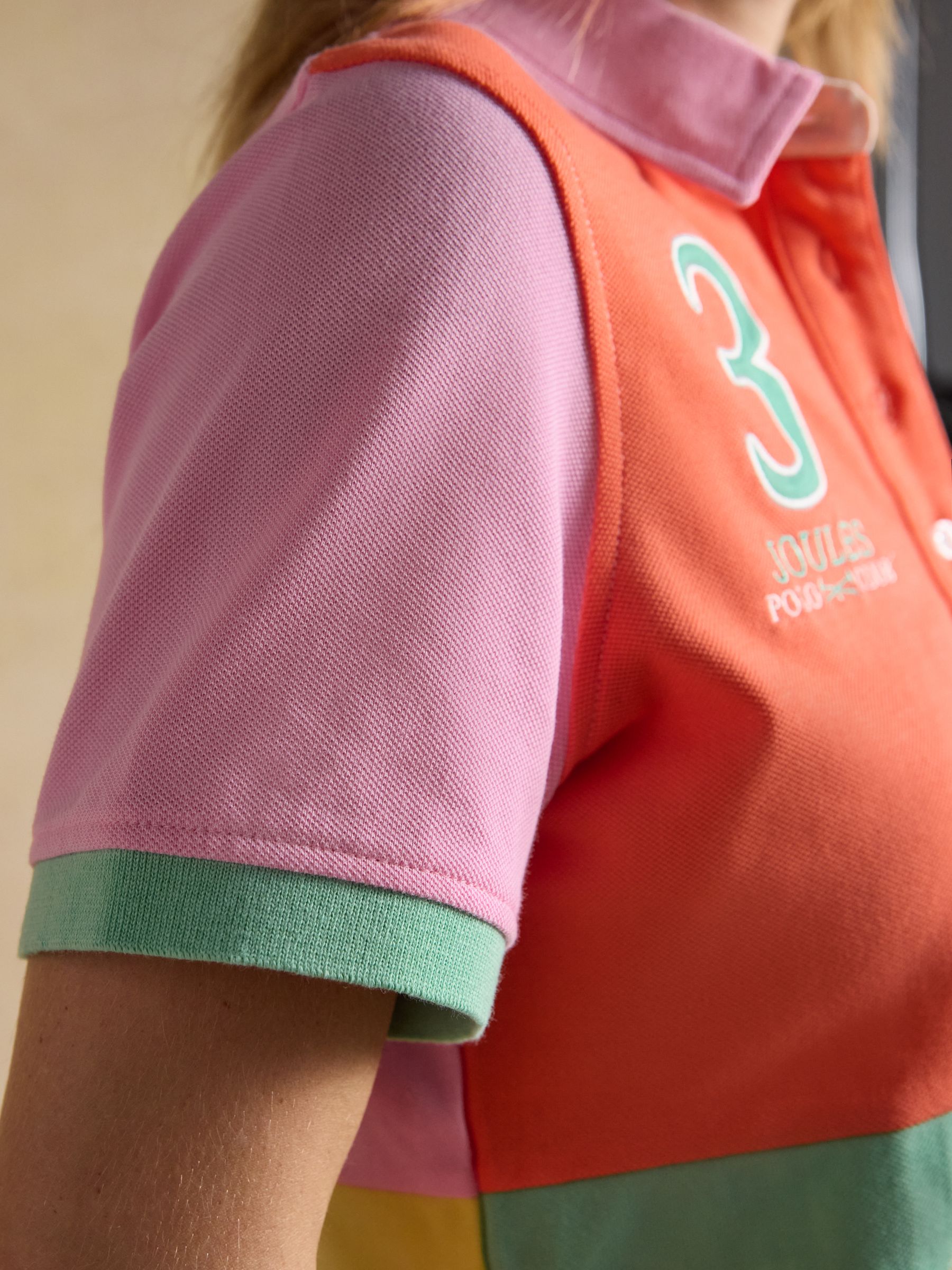 Beaufort Harlequin Embroidered Short Sleeve Polo Shirt - Image 8 of 12