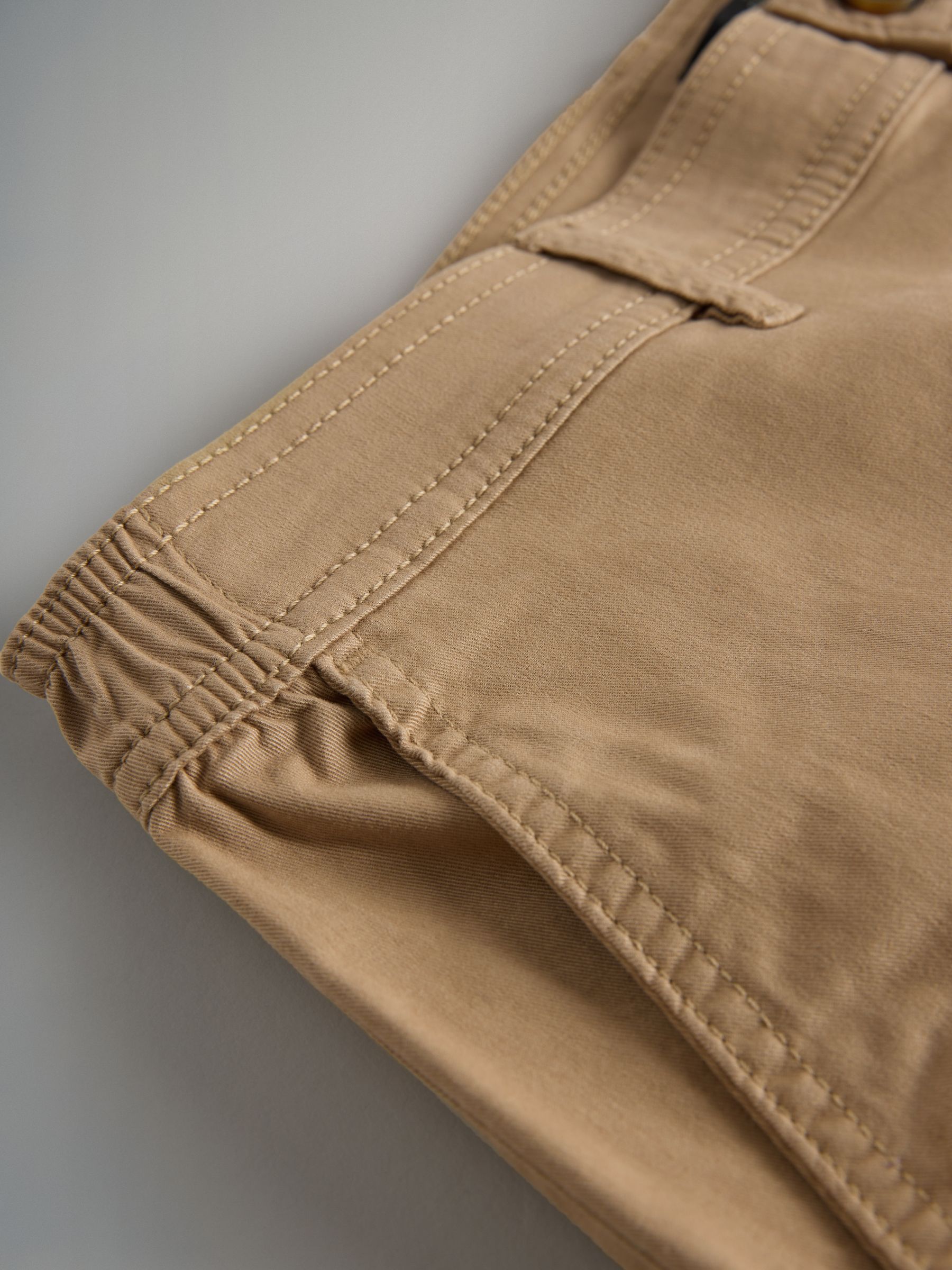 Navy/Tan Brown/Green 3 Pack Slim Leg Chino Trousers - Image 6 of 6