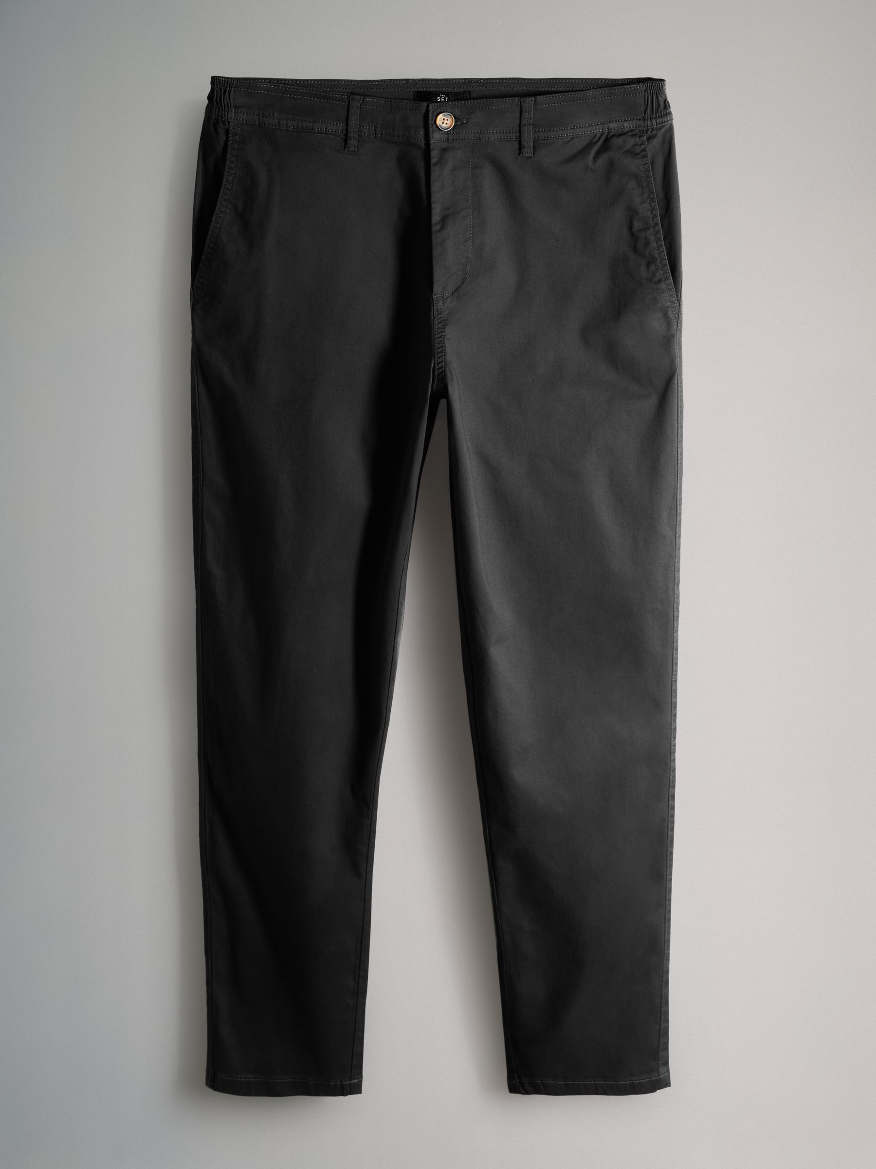 Black/Brown/Cream 3 Pack Slim Leg Chino Trousers - Image 2 of 6