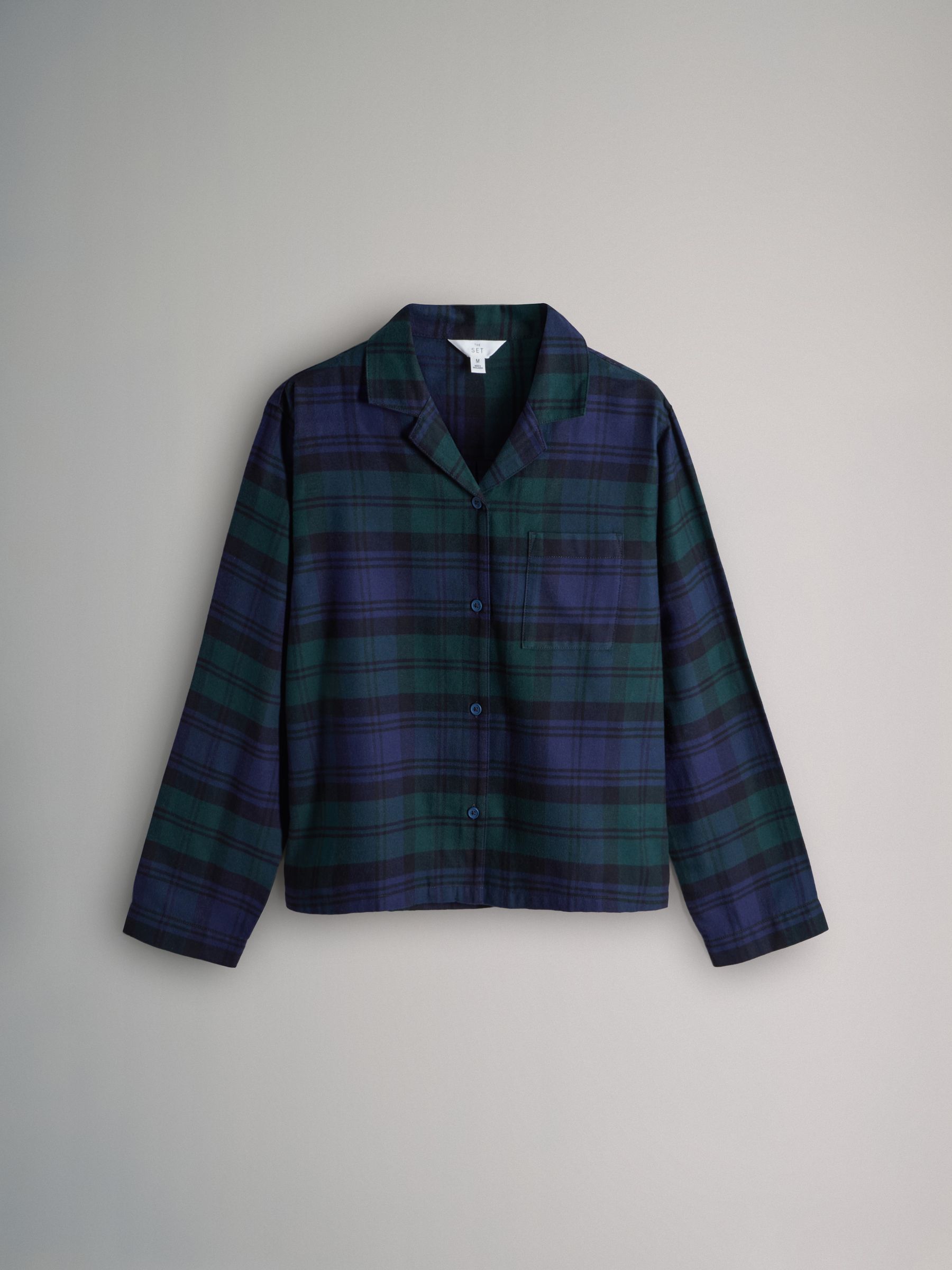 2 Pack Cotton Woven Check Pyjamas - Image 3 of 8