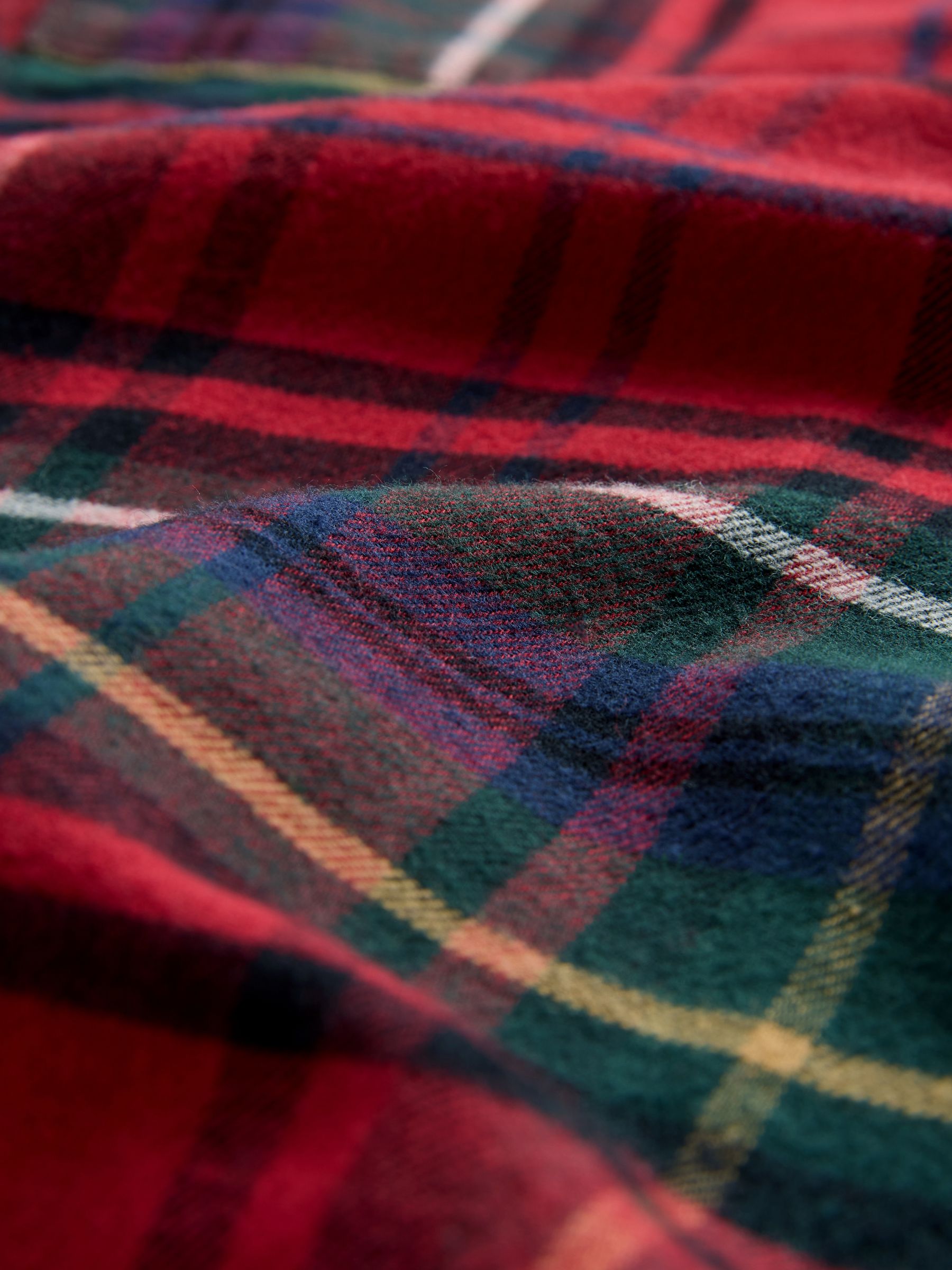 2 Pack Cotton Woven Check Pyjamas - Image 6 of 8