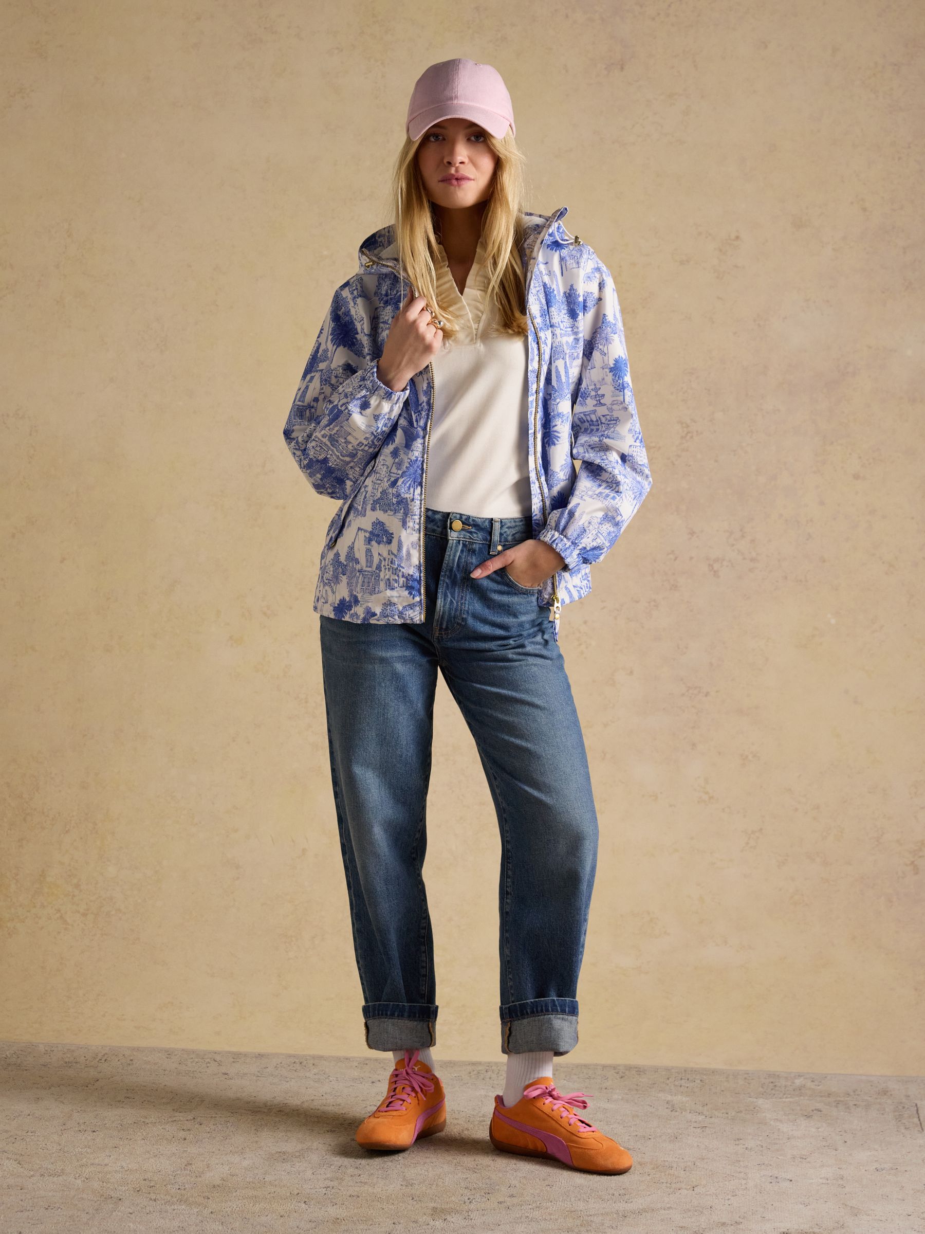 Heidi Cream Sleeveless Frill Neck Jersey Top - Image 3 of 6