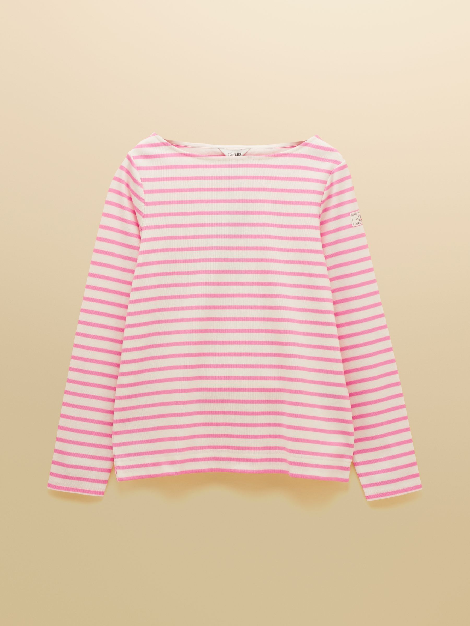 Harbour Blue & Pink Stripe Boat Neck Breton Tops 2 Pack - Image 11 of 11