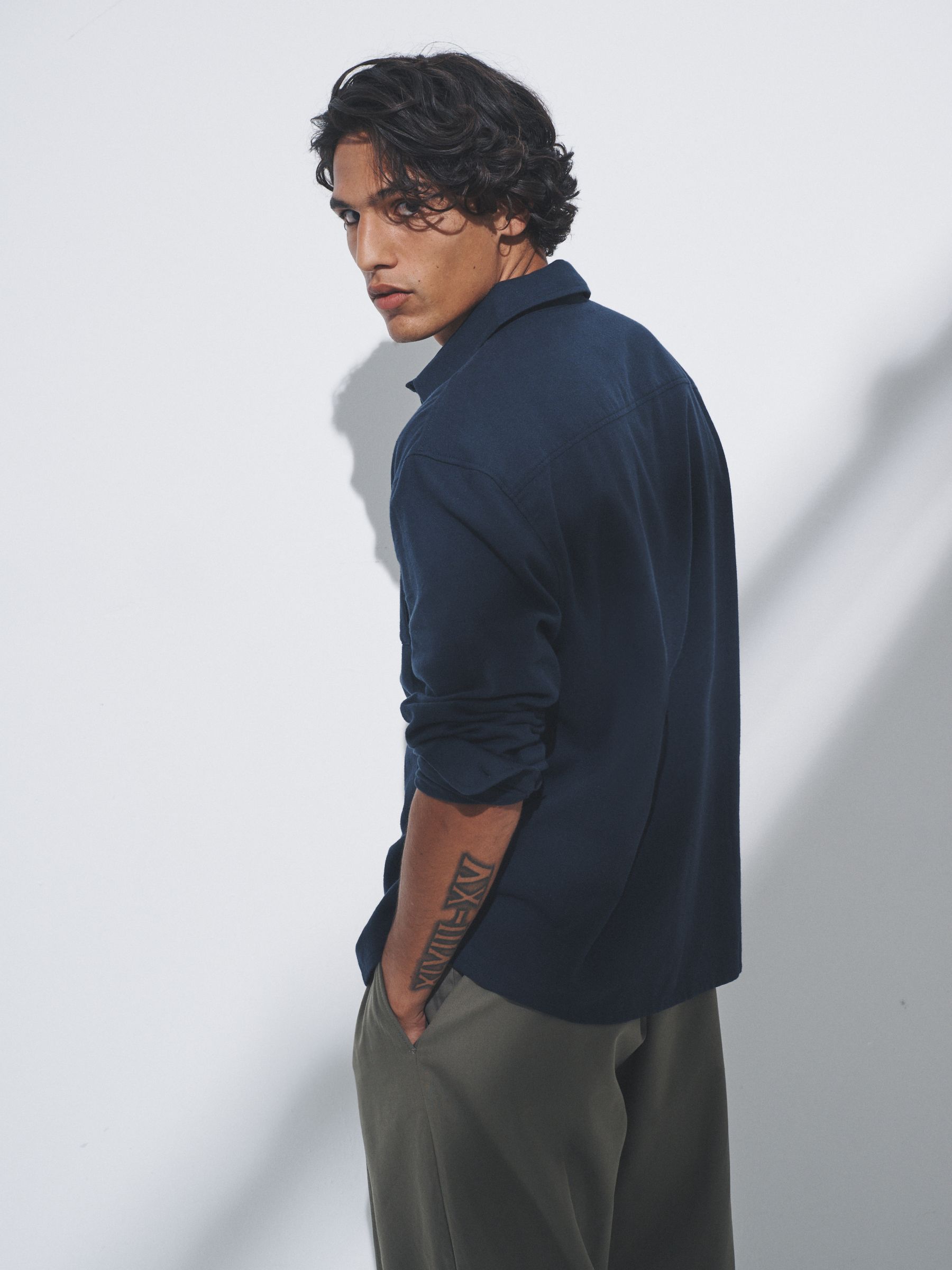 2 Pack Brushed Cotton Flannel Shirts - Image 3 of 6