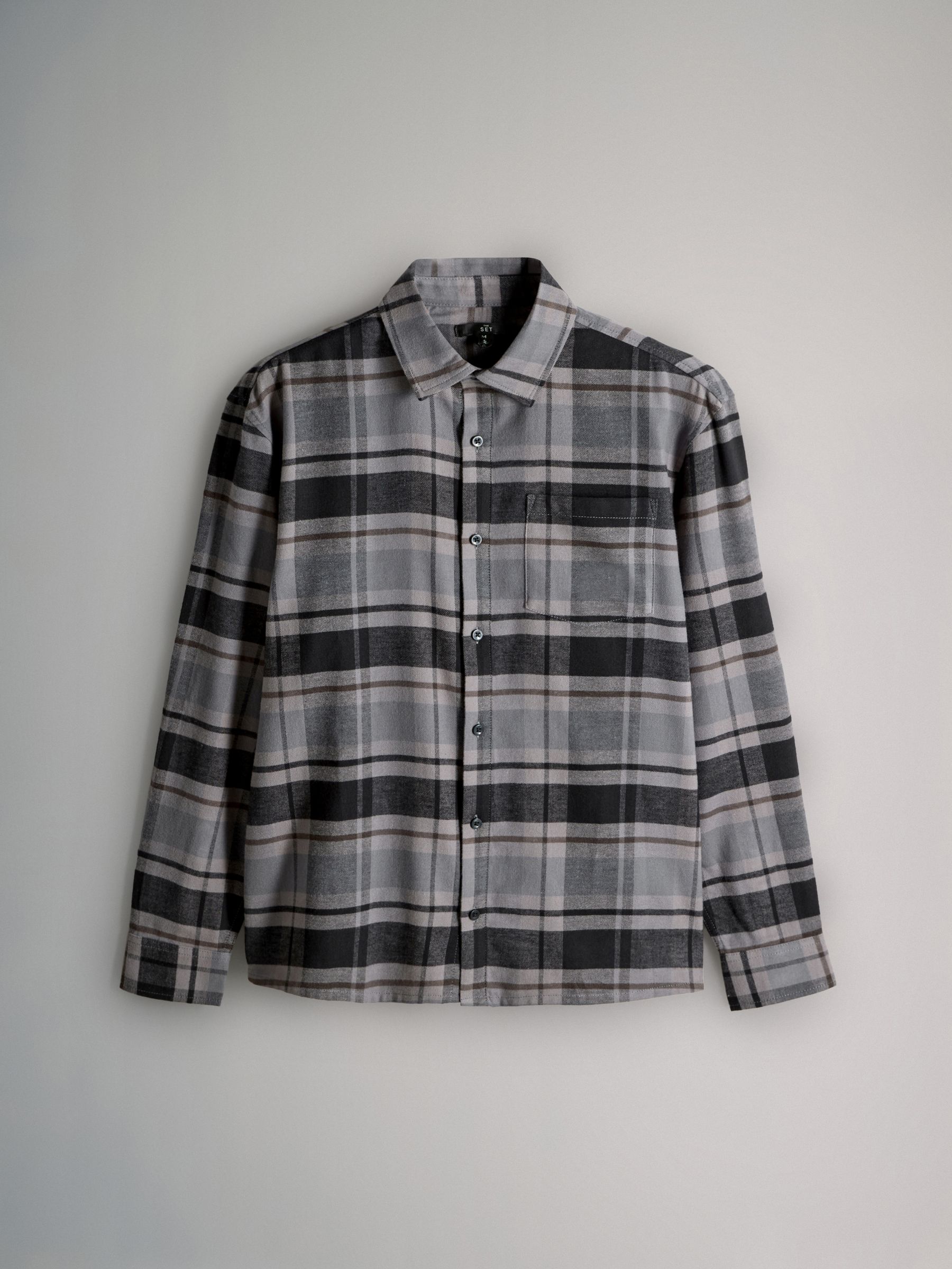 2 Pack Brushed Cotton Flannel Shirts - Image 5 of 6