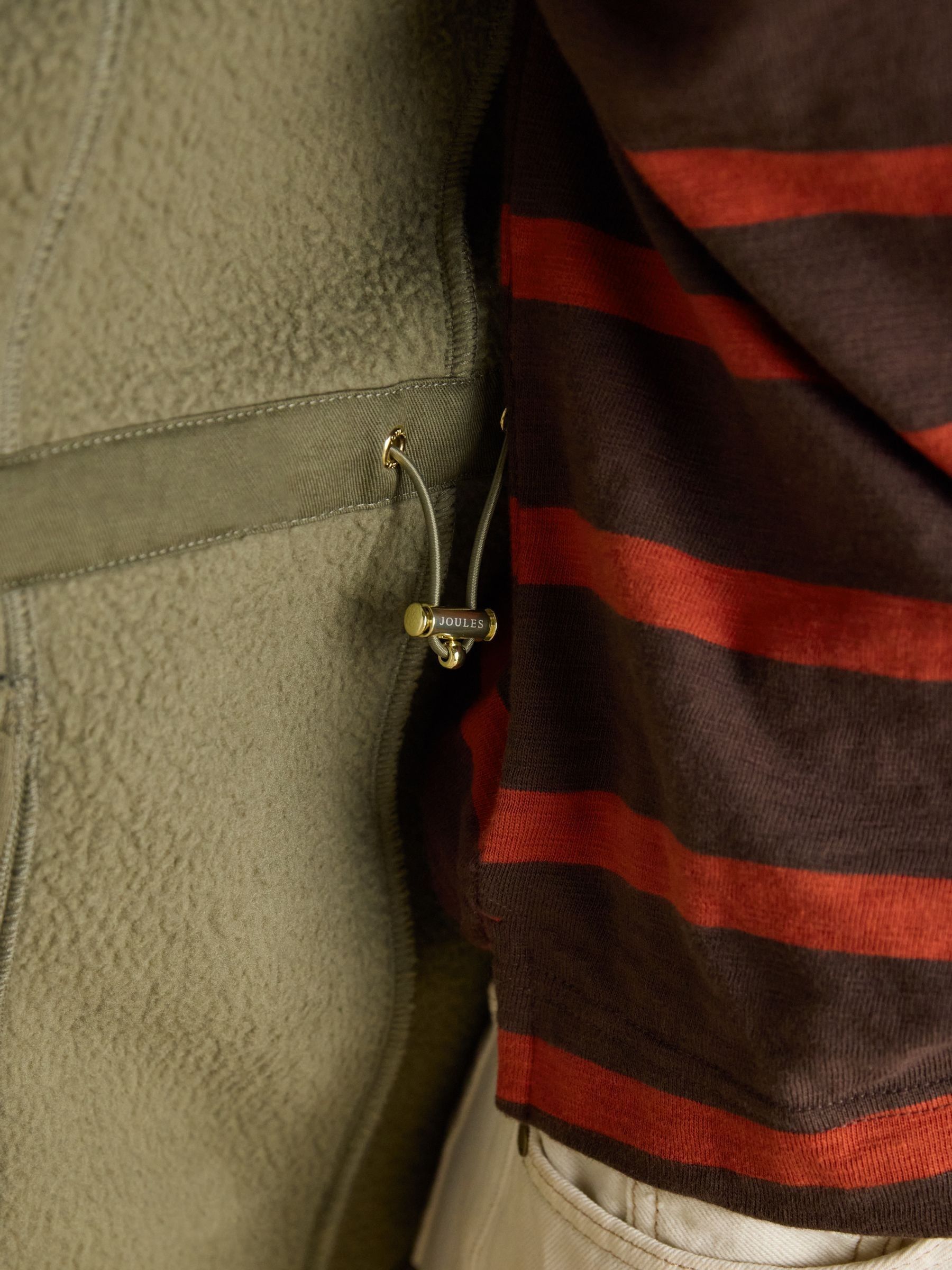 Heritage Light Green Longline Fleece Gilet - Image 8 of 11