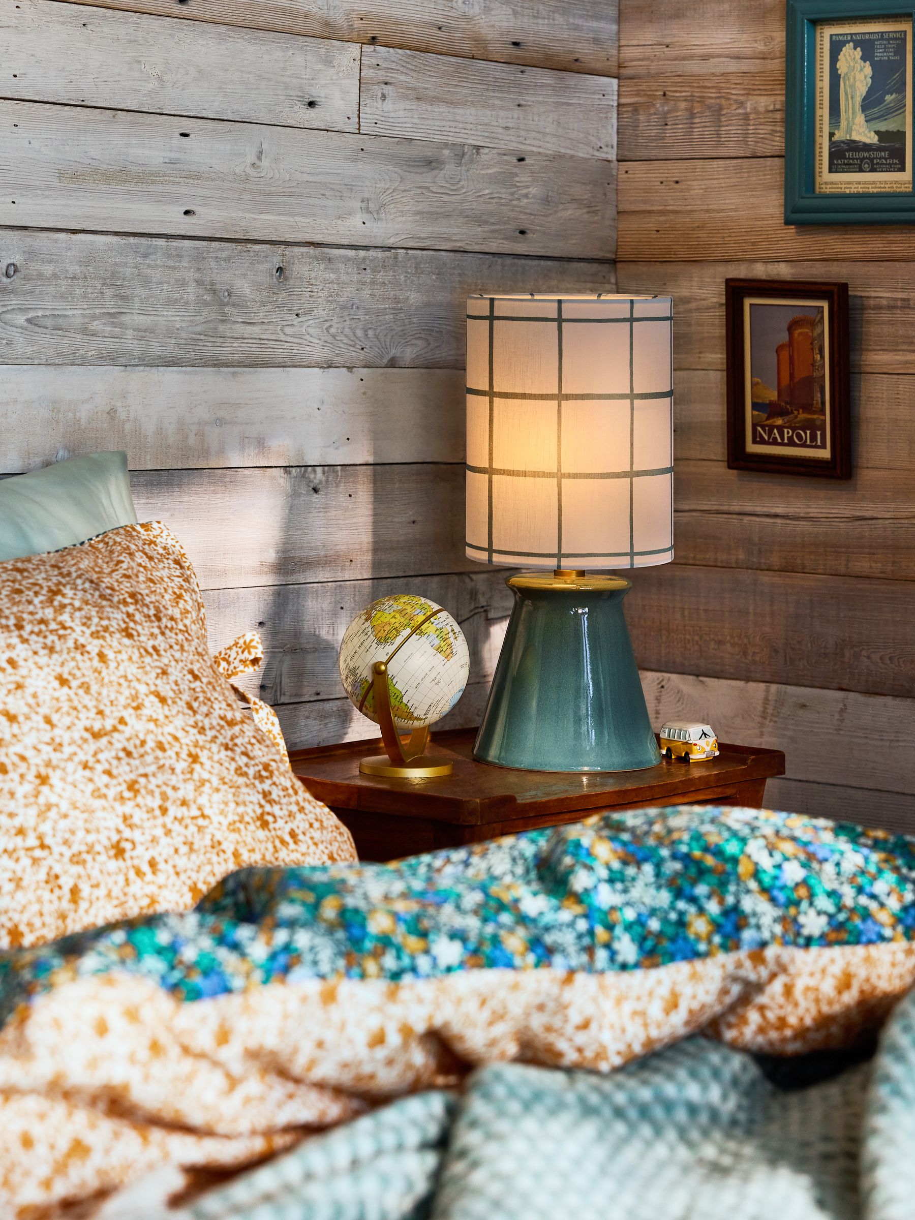 Teal Blue Rechargeable Table Lamp - Image 1 of 8
