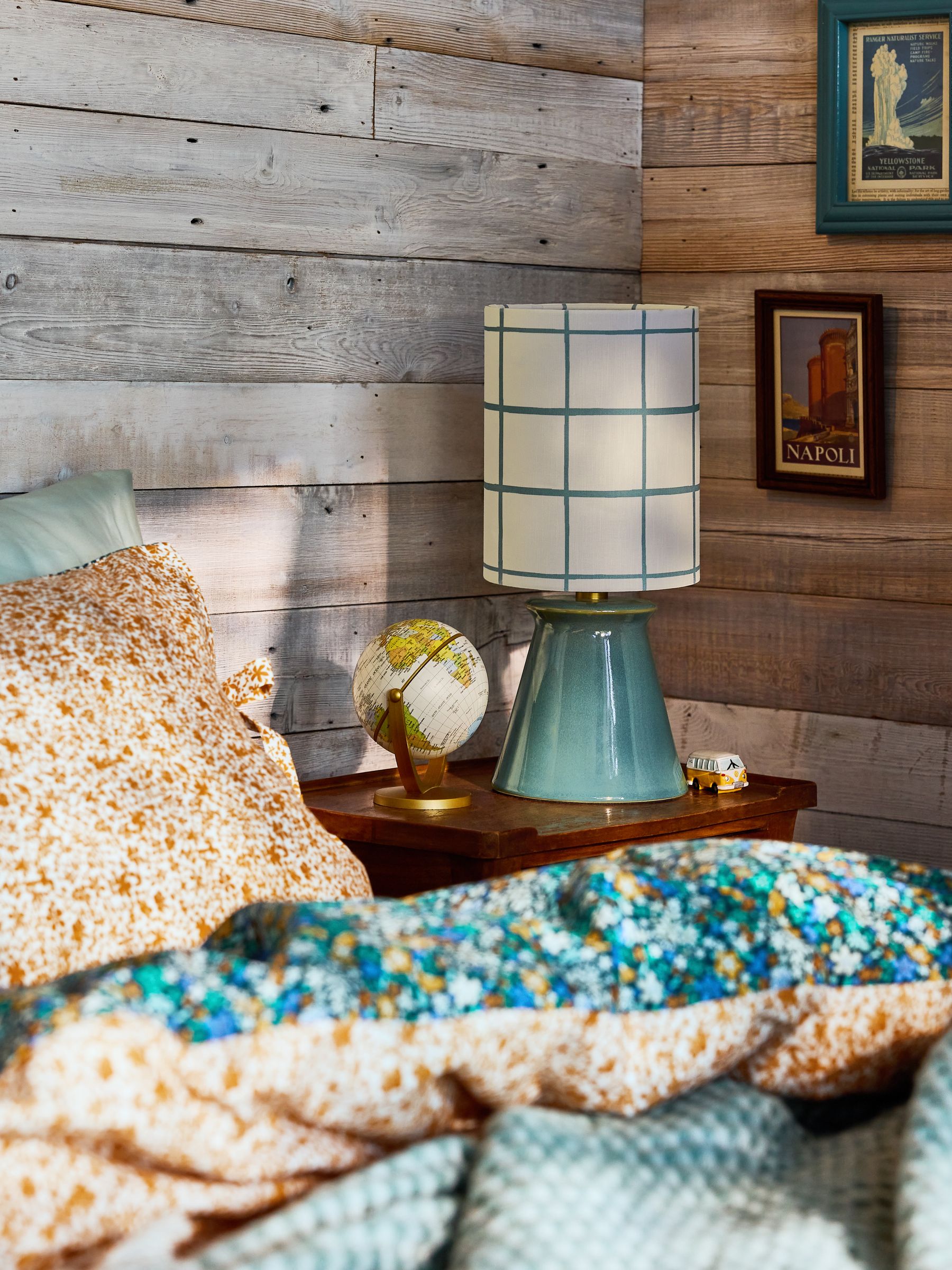 Teal Blue Rechargeable Table Lamp - Image 2 of 8