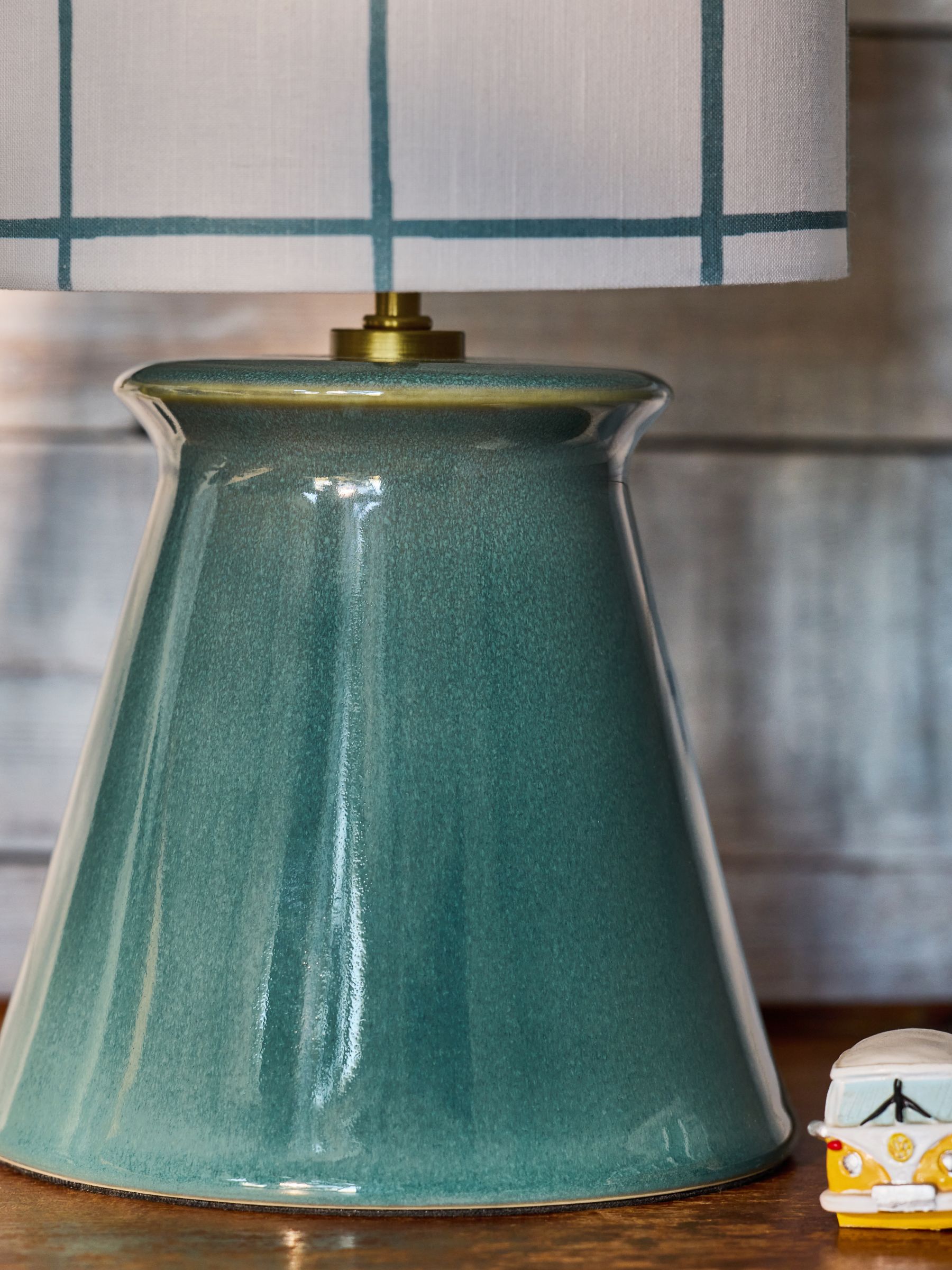 Teal Blue Rechargeable Table Lamp - Image 4 of 8