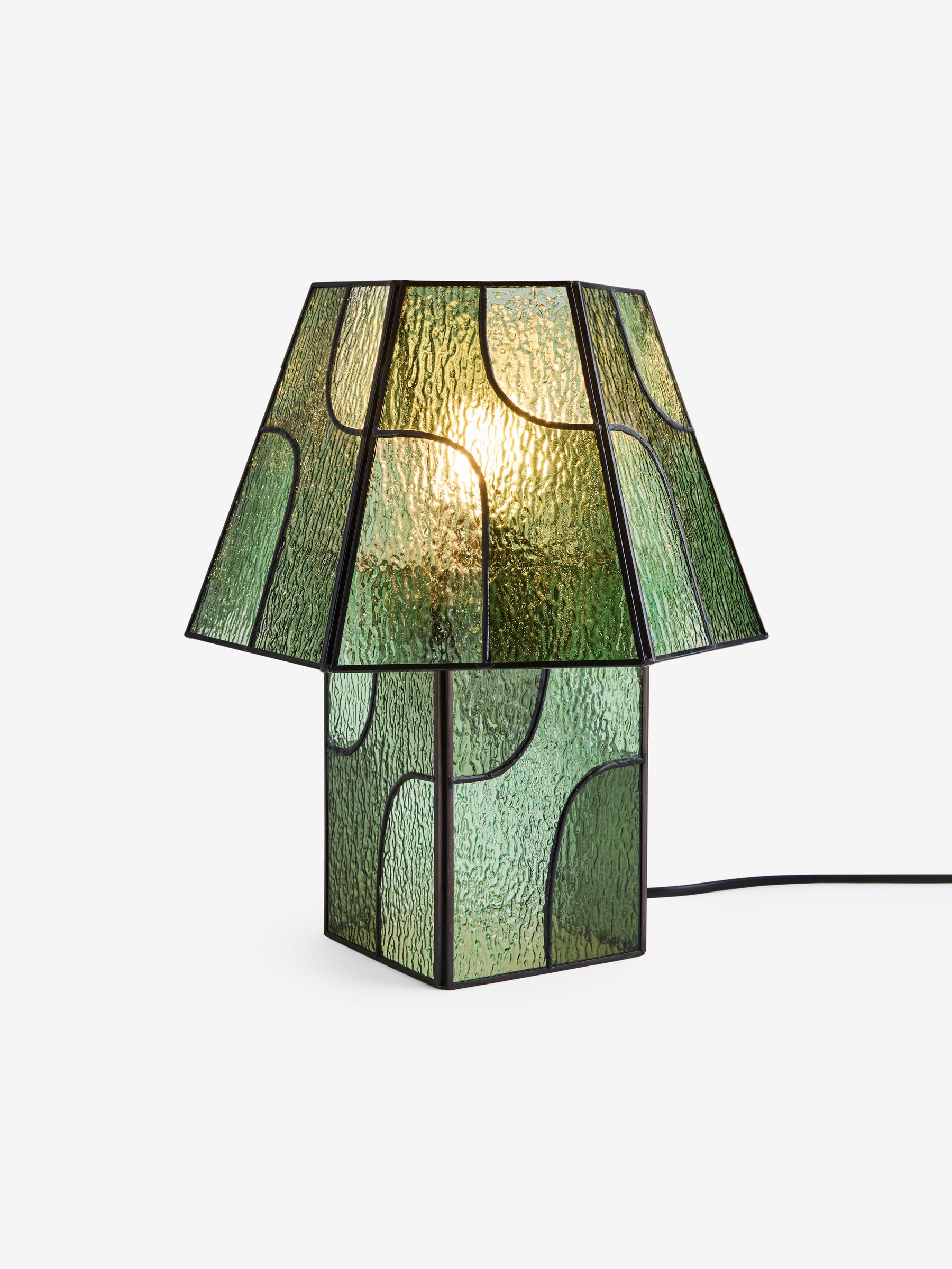 Delmar Table Lamp in Green - Image 4 of 4